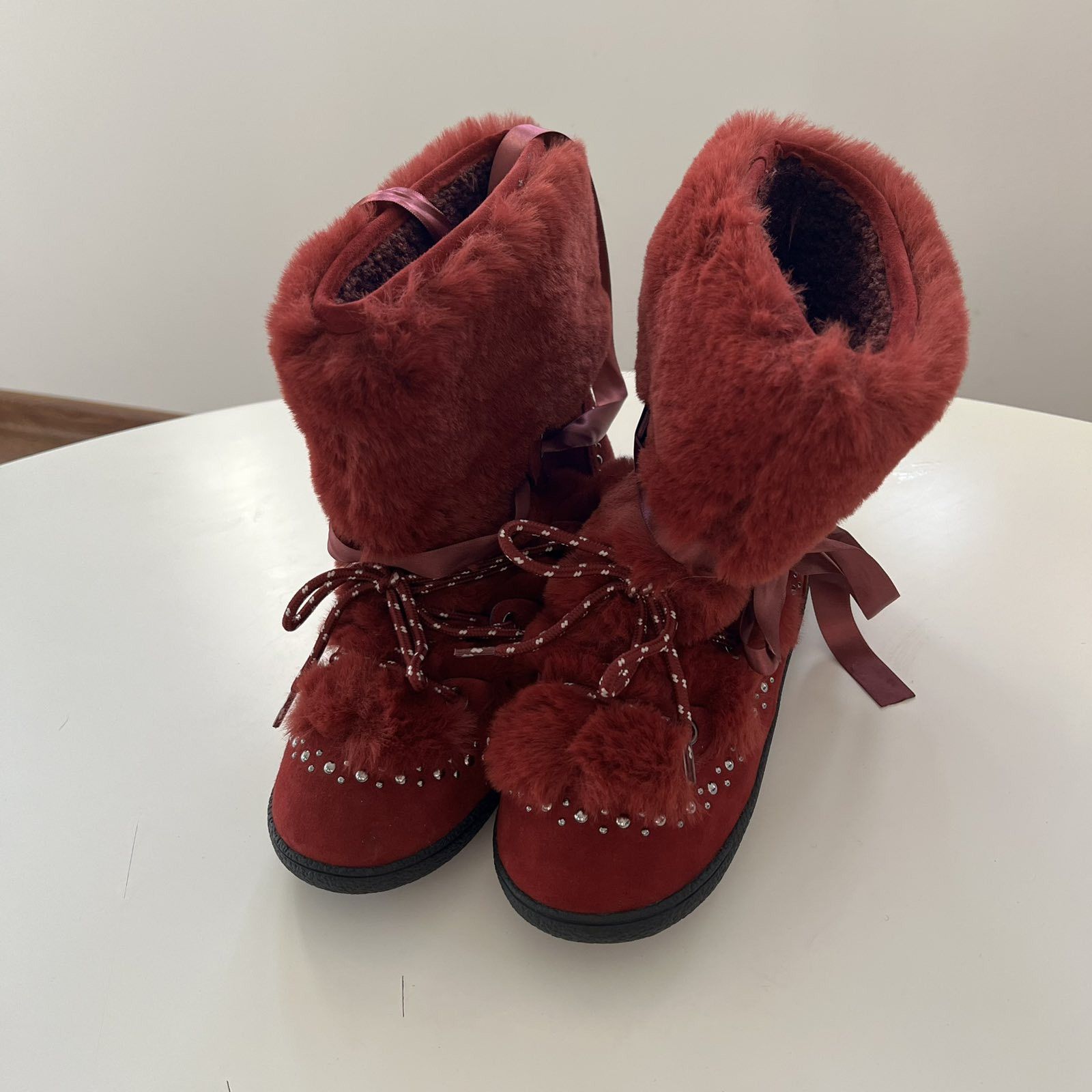 Japanese Brand × Liu Jo Liu Jo red Polka Dot Tall Boot Size 37 Size US 6 / IT 36 - 3 Thumbnail