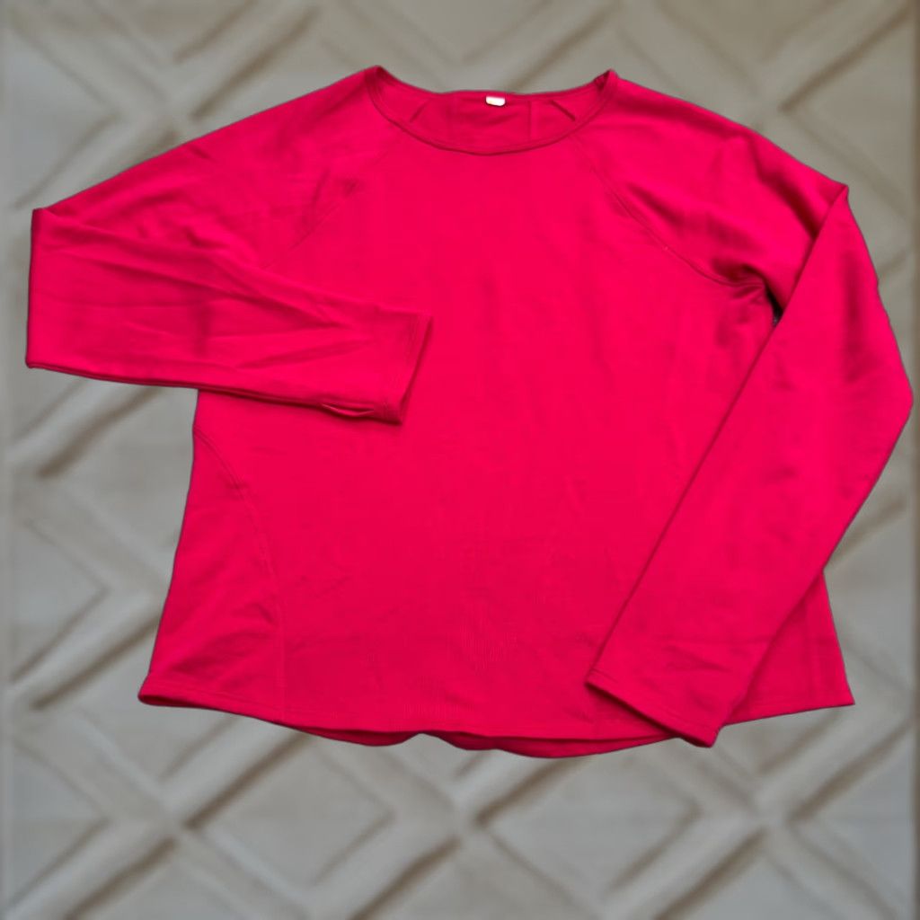 Vintage Zella Pullover Sweatshirt Womens Small Pink Crew Neck Thumbholes Active Stretch Shirt Size S / US 4 / IT 40 - 1 Thumbnail