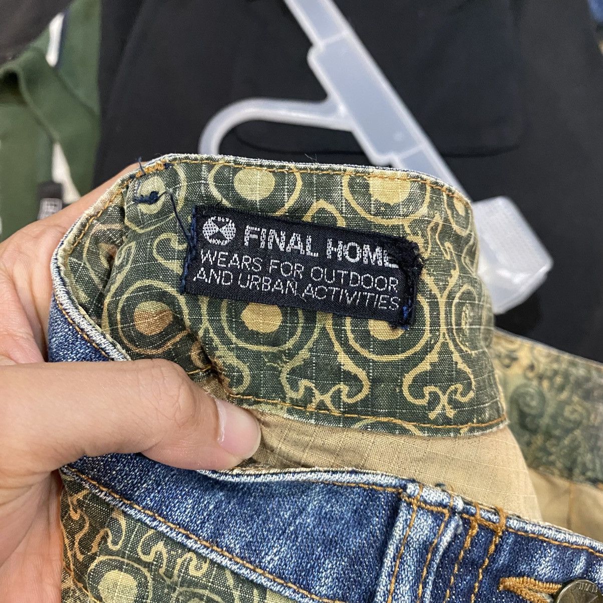 Final Home Final Home Side Button Patchwork Jeans — Rare Japanese Denim Size US 30 / EU 46 - 13 Thumbnail