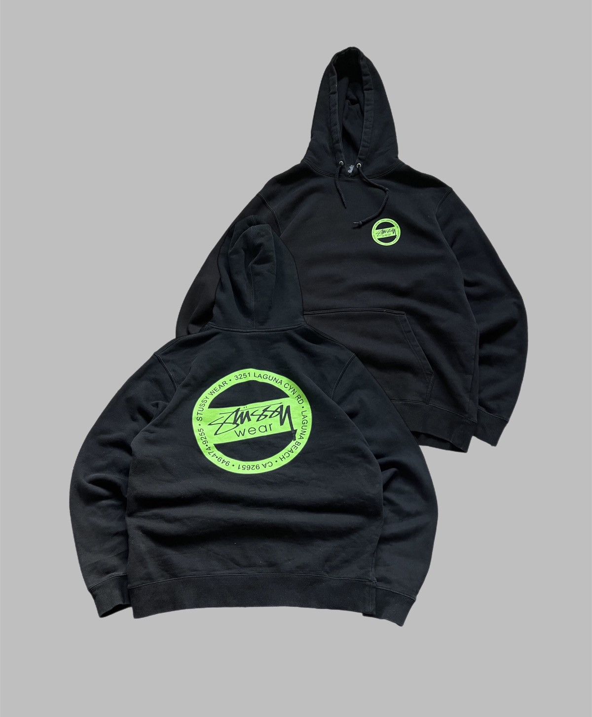 Stussy Vintage Sweatshirt Hoodie Stussy 90's Size US L / EU 52-54 / 3 - 1 Thumbnail
