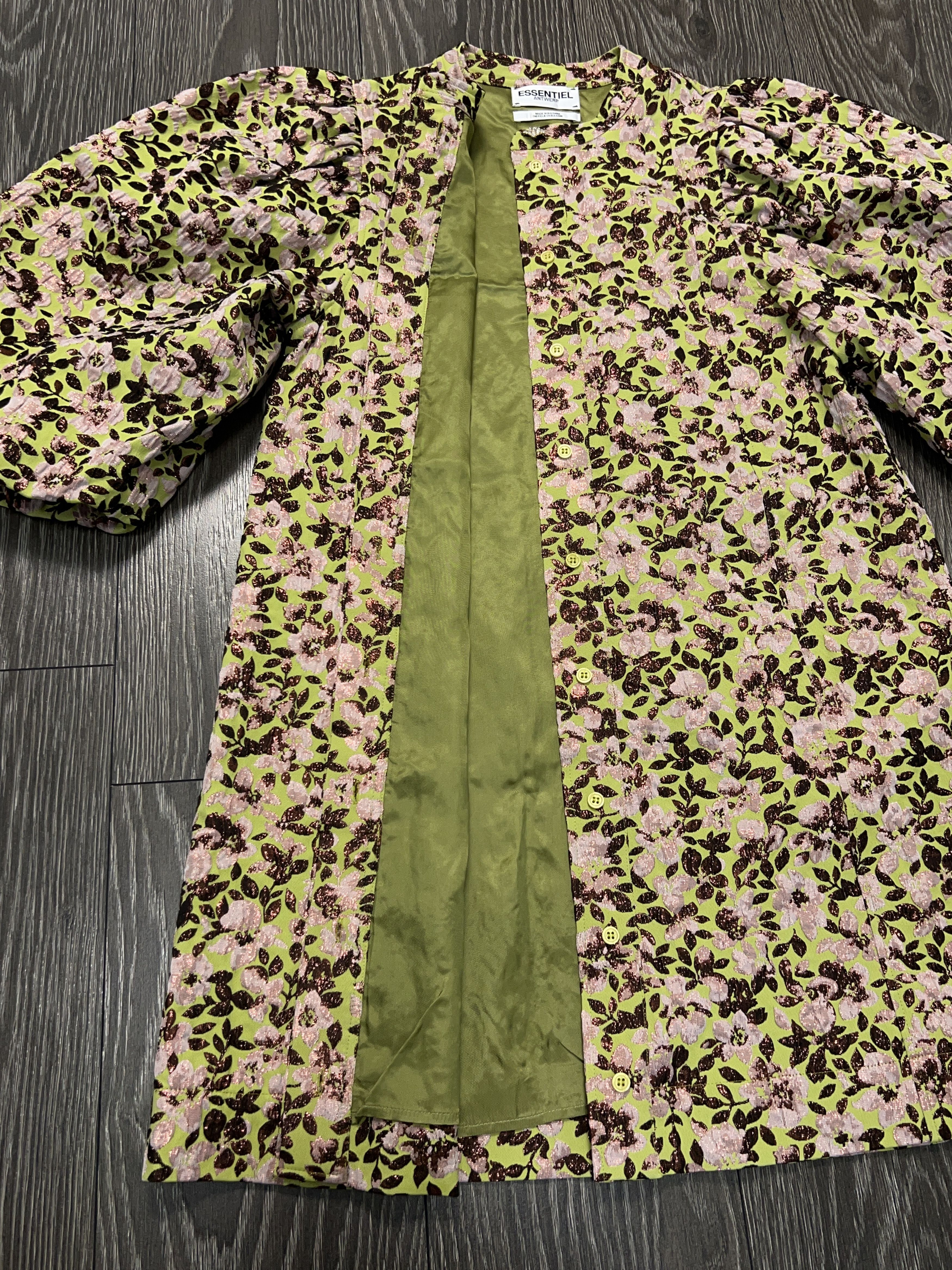 Essentiel Antwerp Antwerp Abright Floral Dress Jacket Embroidery Size UK 10 Size M / US 6-8 / IT 42-44 - 11 Thumbnail