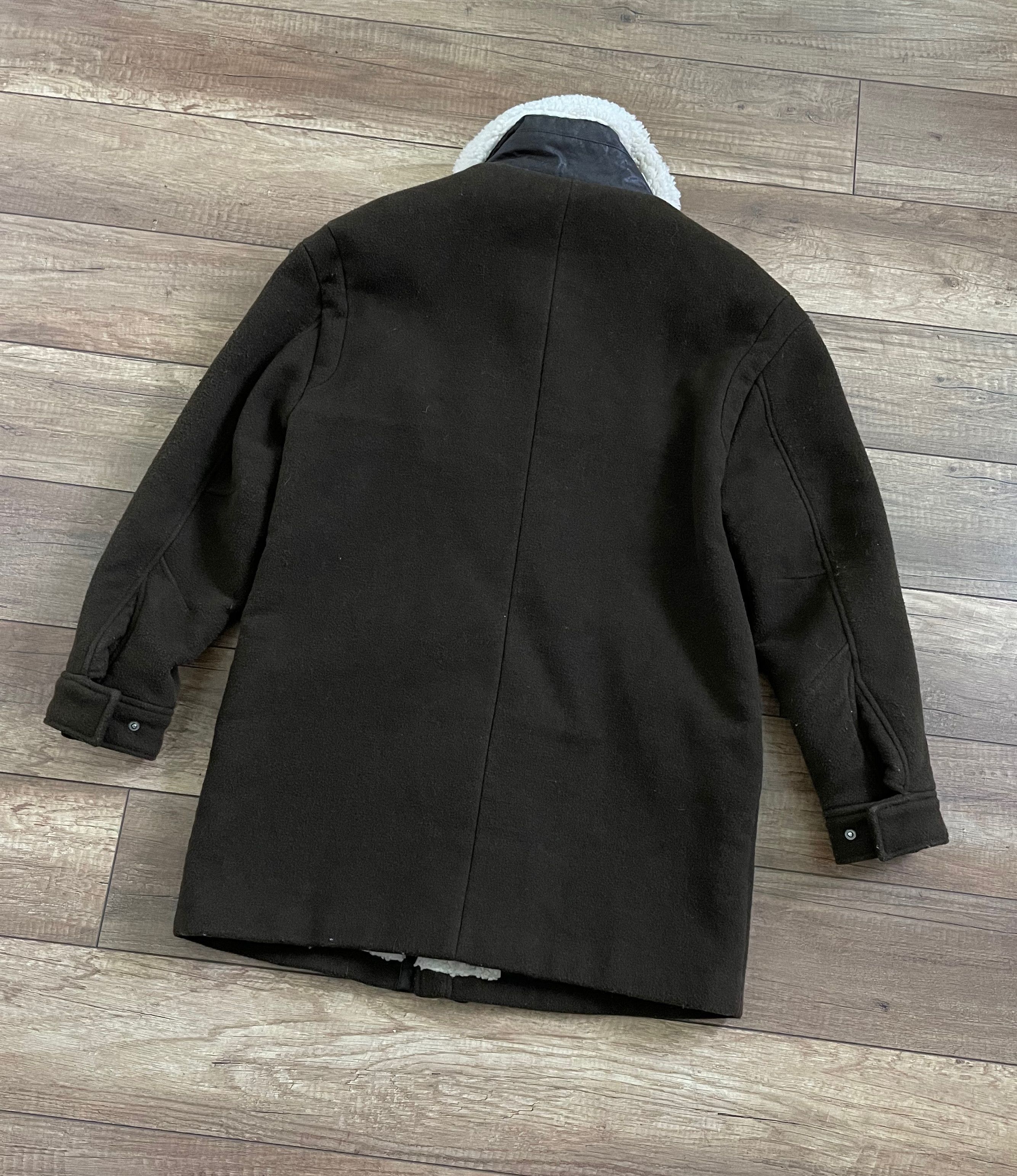 Zara Zara Man Wool Long Shearling Military B3 Jacket Coat Size US M / EU 48-50 / 2 - 2 Thumbnail