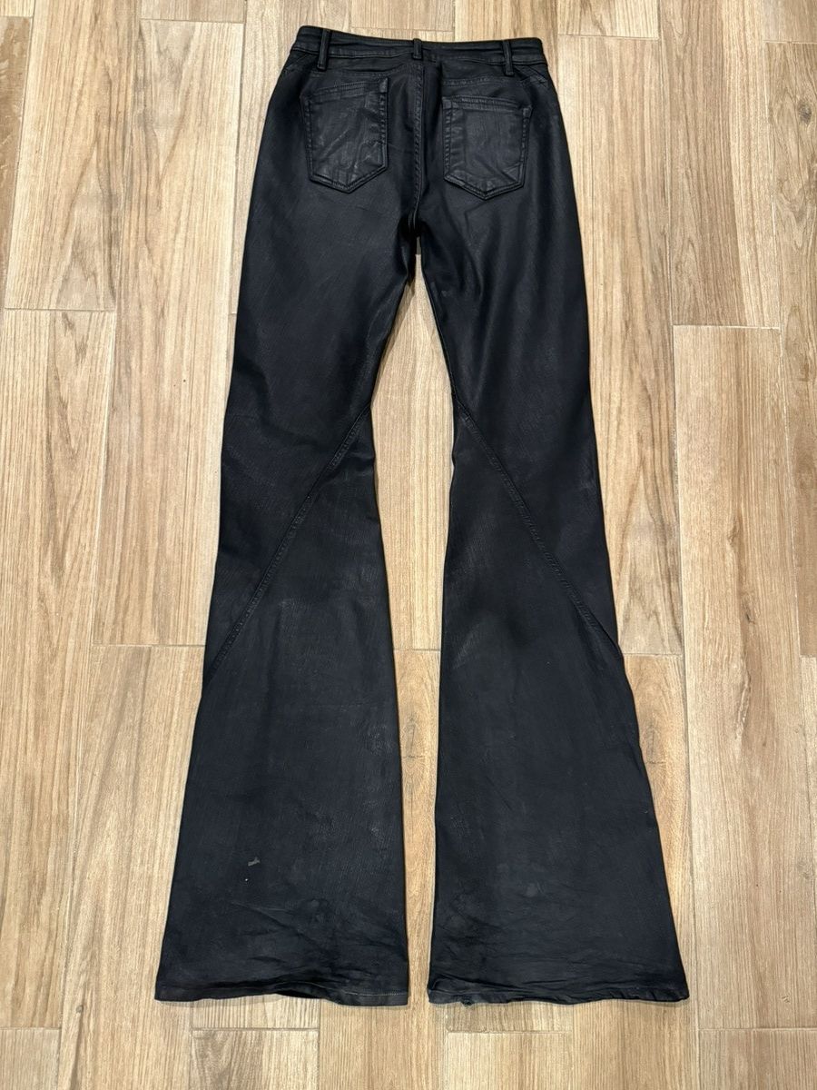 Rick Owens Drkshdw Rick Owens Drskhdw Waxed Bias Bootcut Size US 27 - 3 Thumbnail