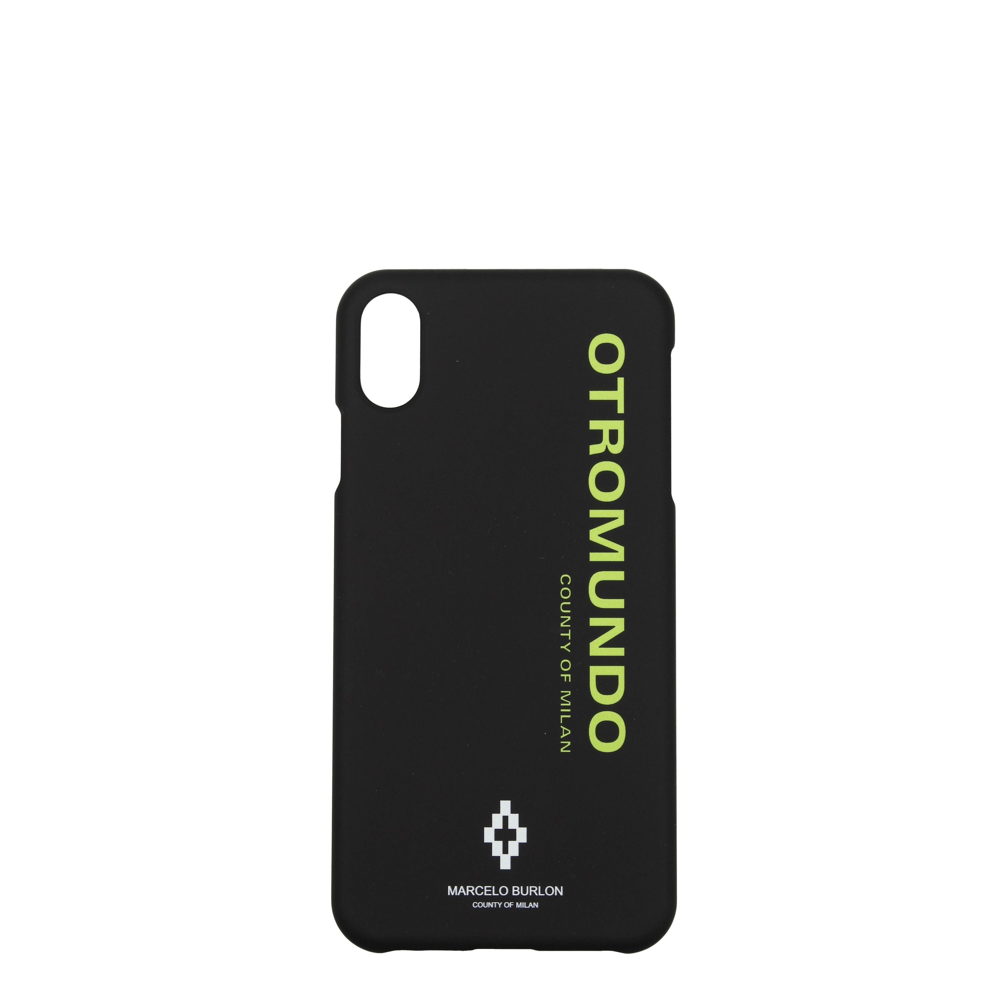 Marcelo Burlon Marcelo Burlon IPhone Covers Men Polyamide Black Size ONE SIZE - 1 Preview