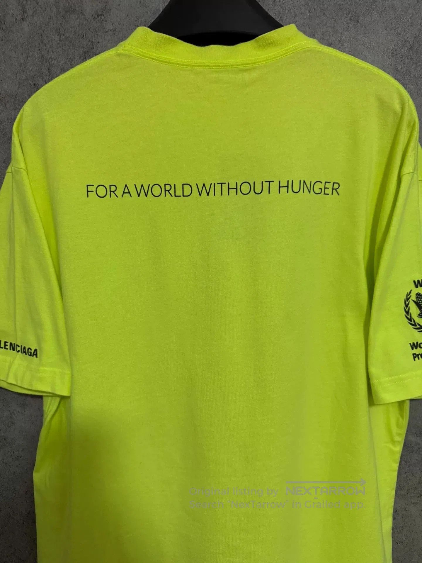 Balenciaga Balenciaga WFP Collaboration Logo Print T-Shirt. Size US S / EU 44-46 / 1 - 8 Thumbnail