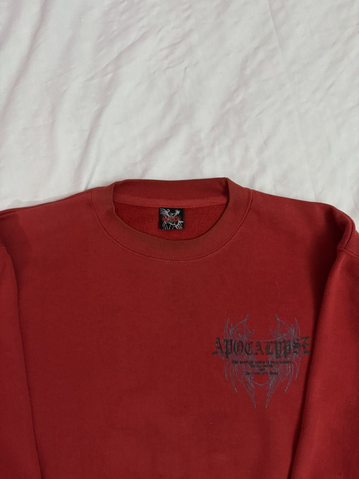 If Six Was Nine 2000s Apocalypse Cyber Gothic Poem y2k Sweatshirt Size US L / EU 52-54 / 3 - 4 Thumbnail