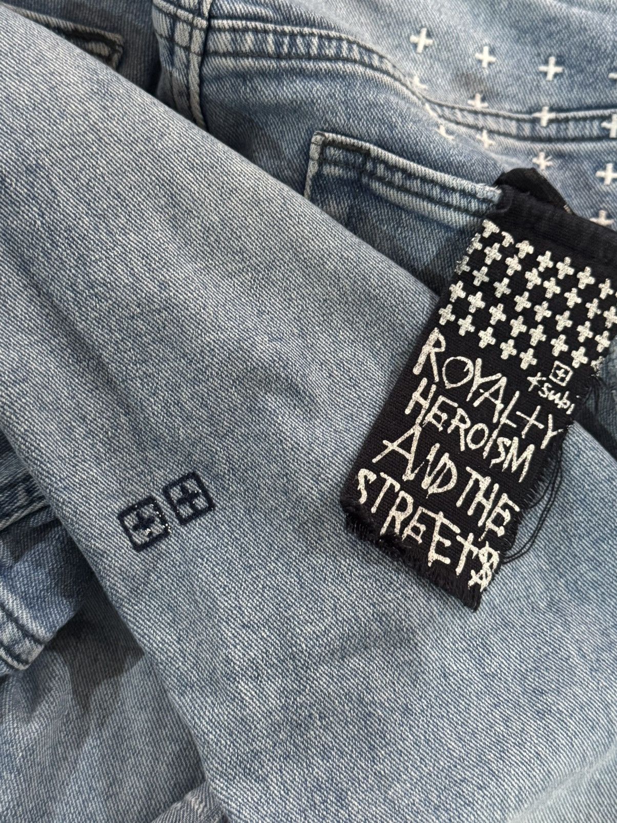 Ksubi Ksubi Distressed Denim Jeans Size US 32 / EU 48 - 10 Thumbnail