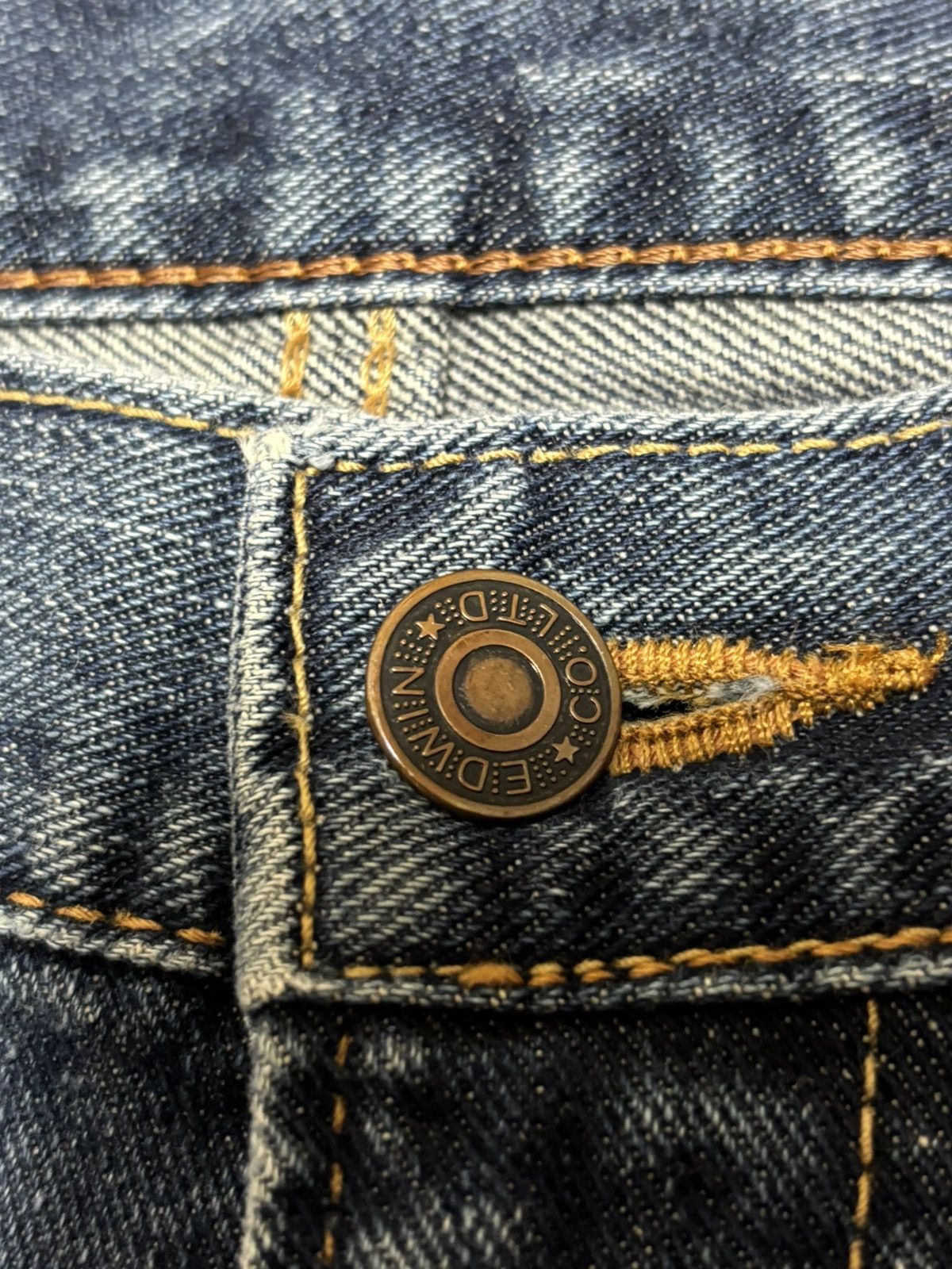 Edwin Edwin 403 Made in Japan Straight Denim – W30 / High Rise Size US 30 / EU 46 - 6 Thumbnail