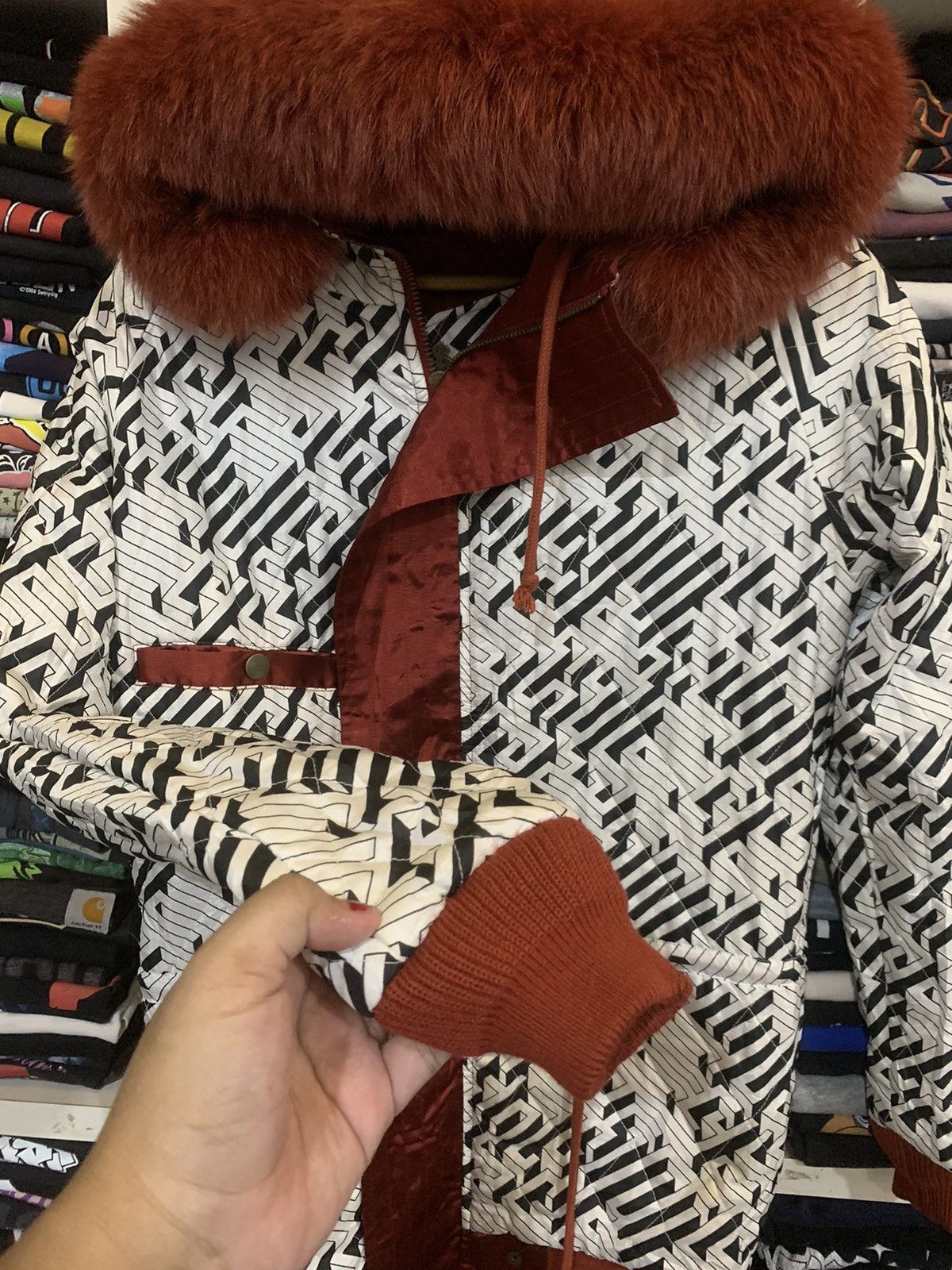 Japanese Brand Swagger Fur Hoodie Jacket Size US M / EU 48-50 / 2 - 21 Thumbnail