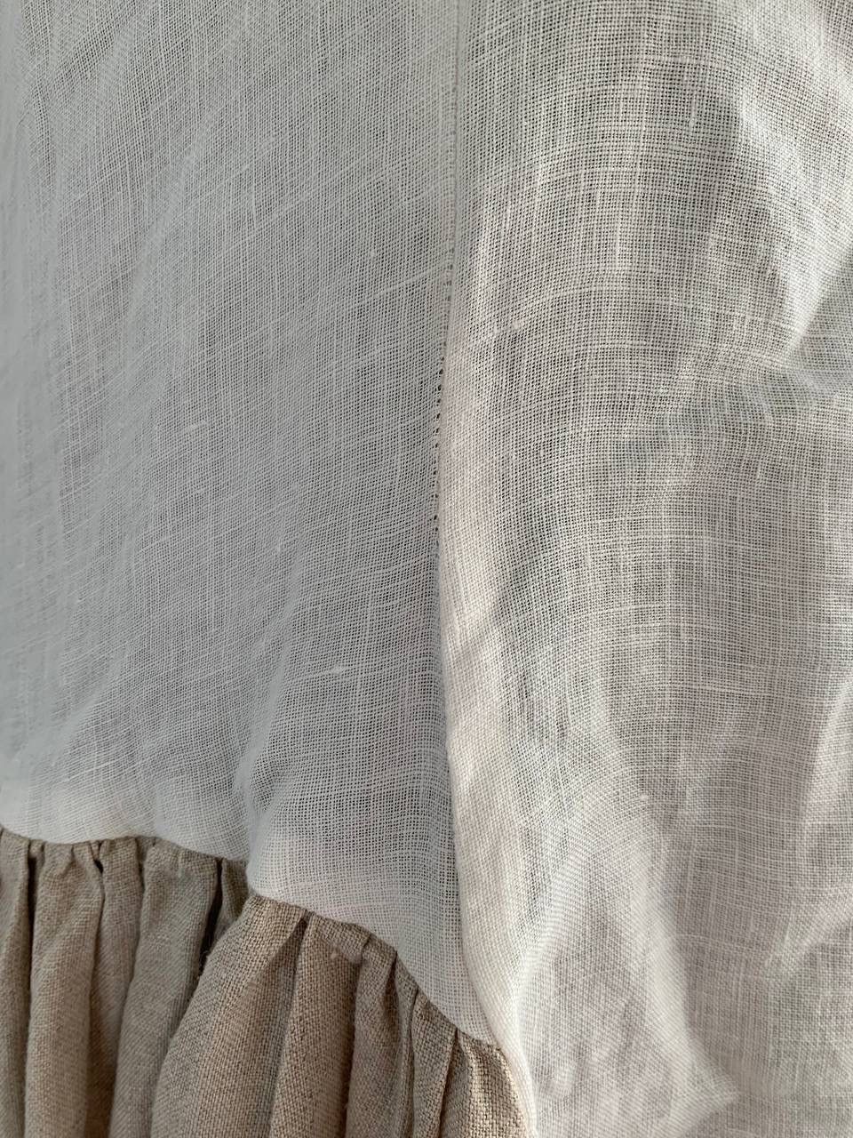 Other Cocon.commerz by Privatsachen Multicolor Linen Flare Dress Size L / US 10 / IT 46 - 13 Thumbnail