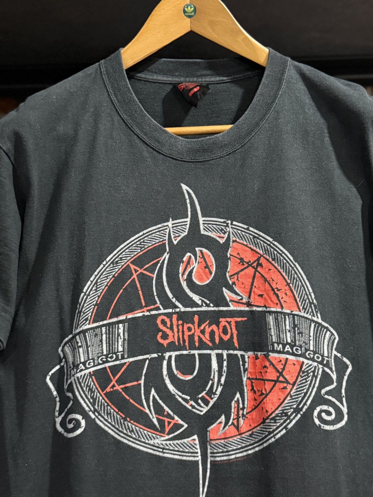 Band Tees × Vintage Vintage Slipknot Maggot Faded Tee Size US L / EU 52-54 / 3 - 2 Thumbnail