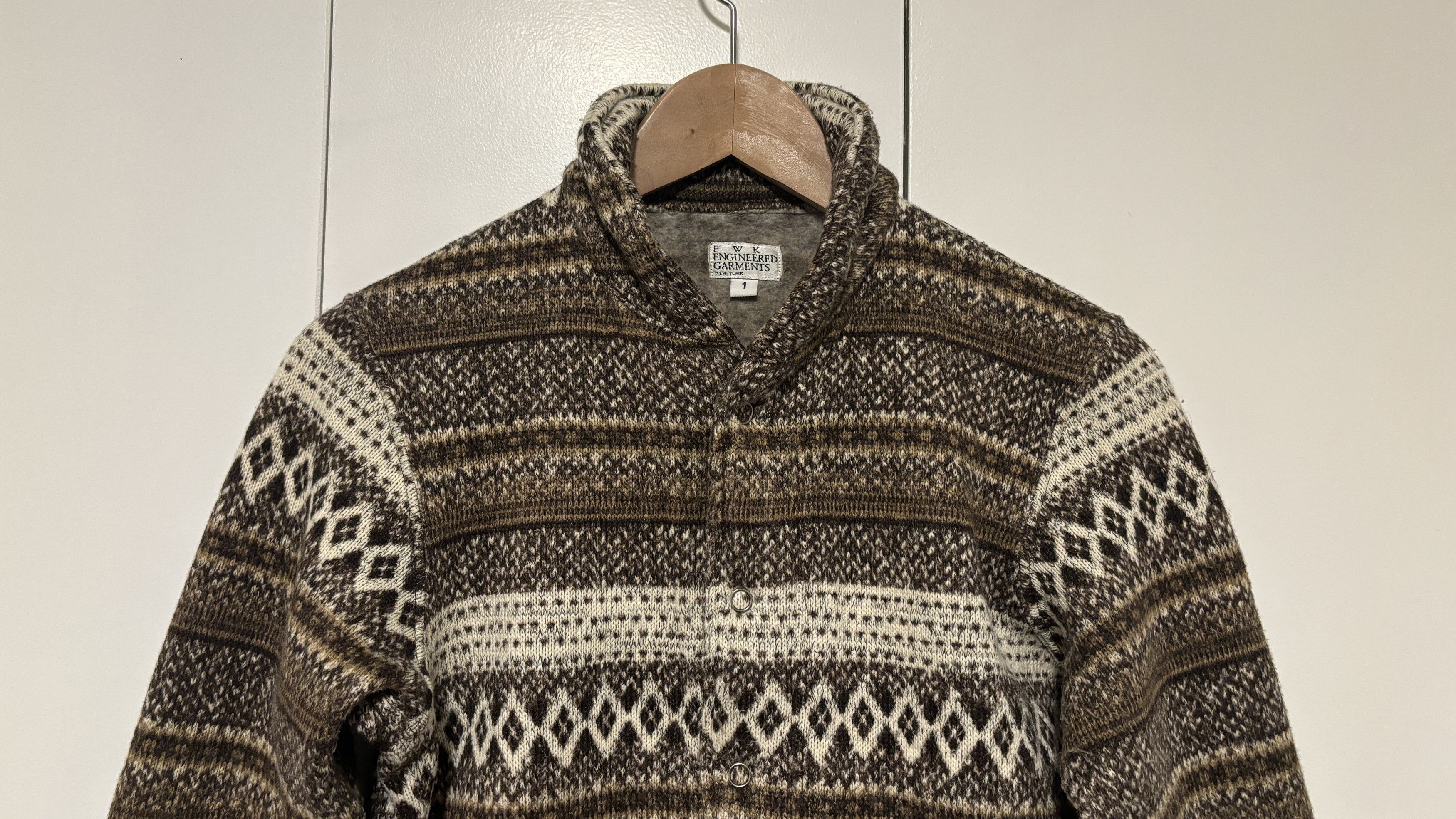 Engineered Garments Fleece Jacket Brown Women’s size 1 Size S / US 4 / IT 40 - 4 Thumbnail