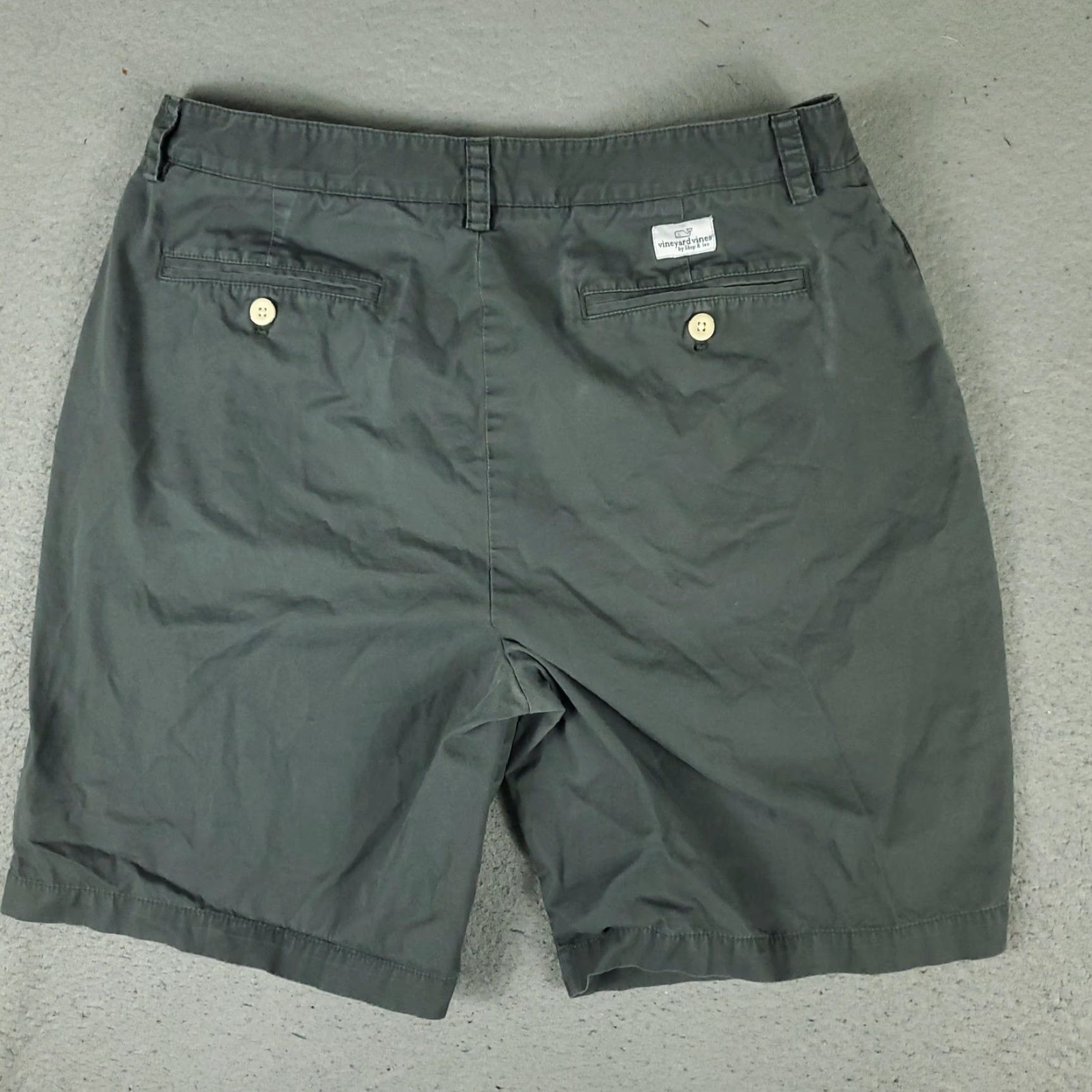 Vineyard Vines Vineyard Vines Men's Shorts 34 Gray Chino Casual Summer Classic Fit Size US 34 / EU 50 - 7 Thumbnail
