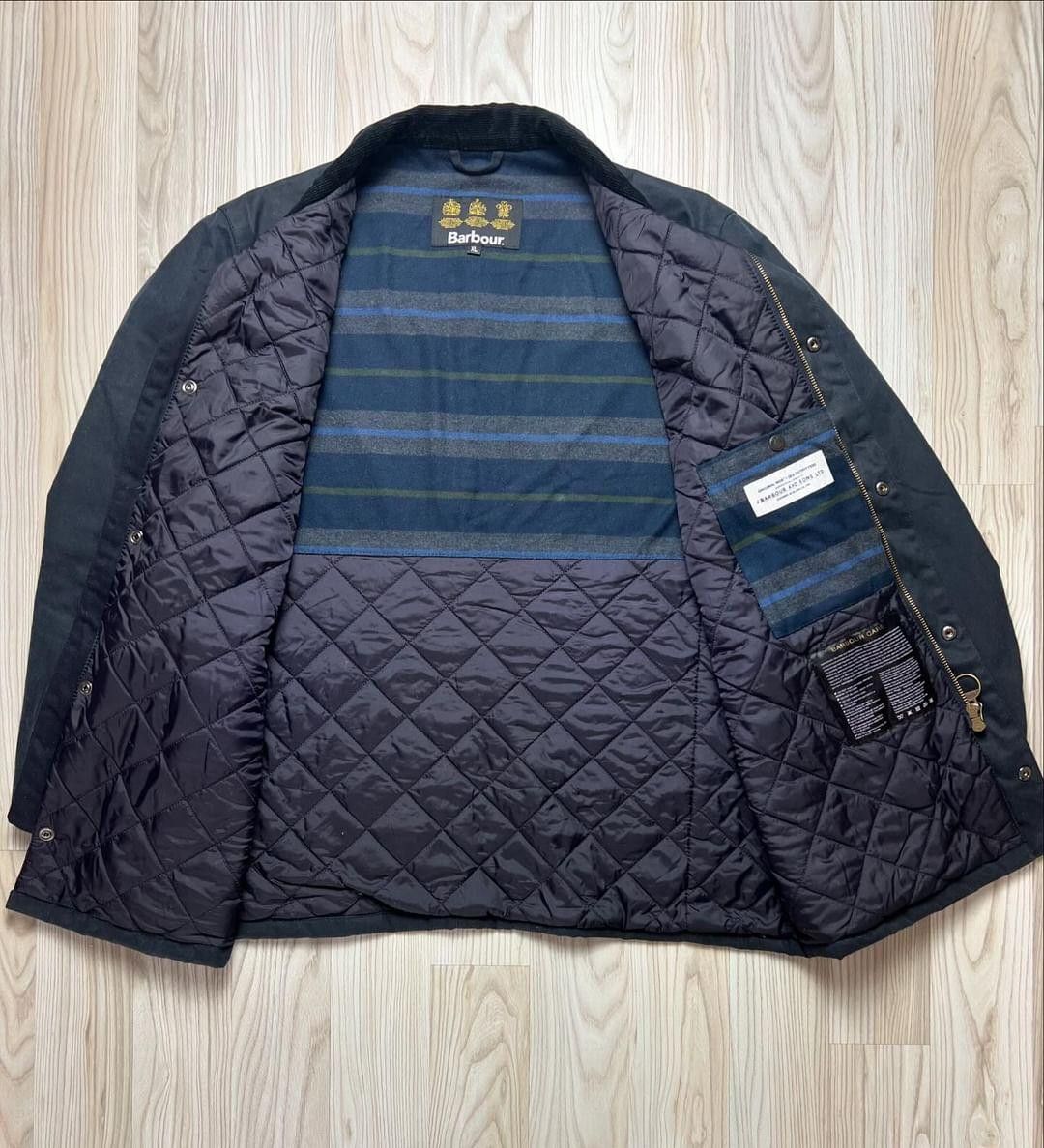 Barbour leeward wax jacket navy best sale