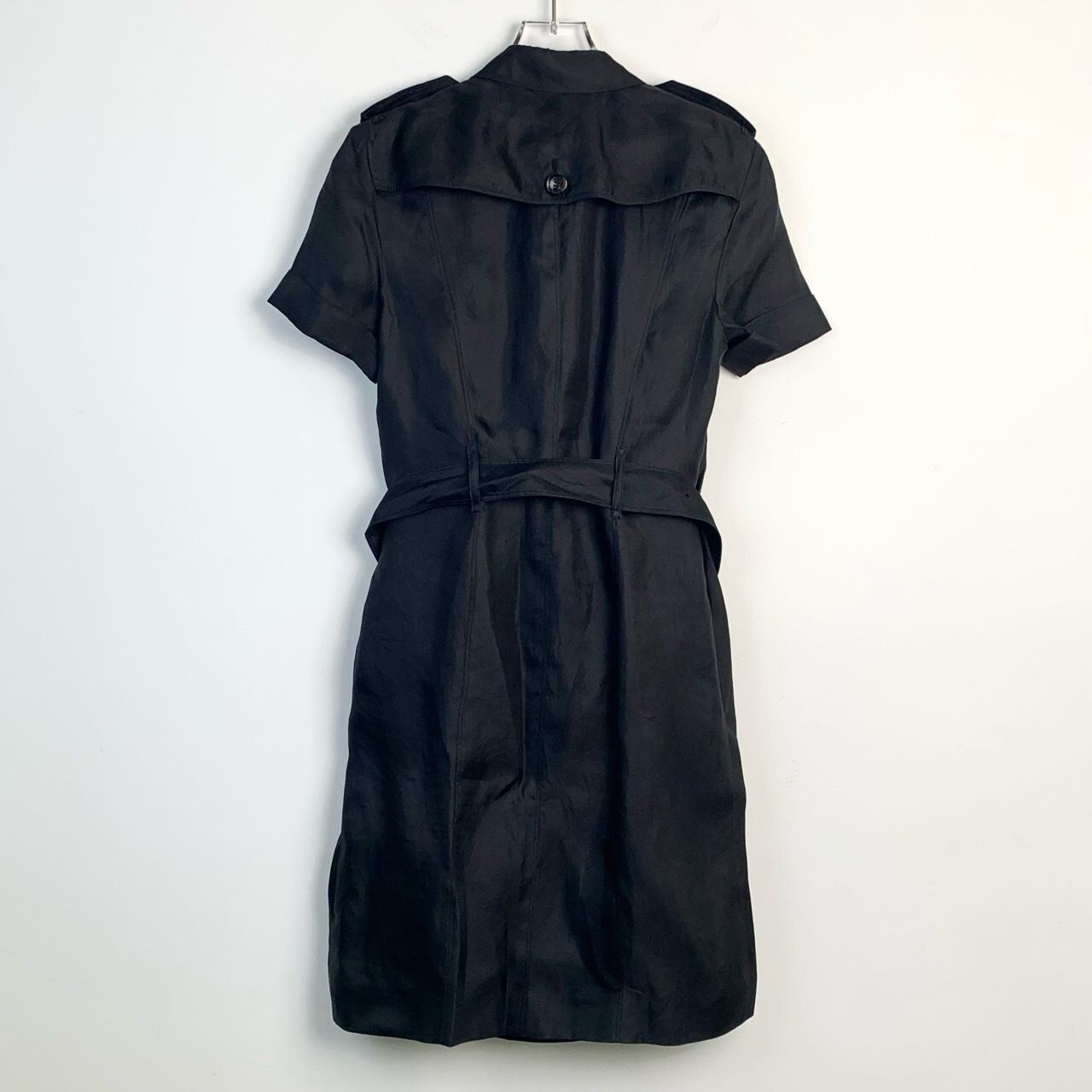 Burberry Burberry Double-Breasted Trench Coat-Style Black Short-Sleev Size S / US 4 / IT 40 - 2 Thumbnail