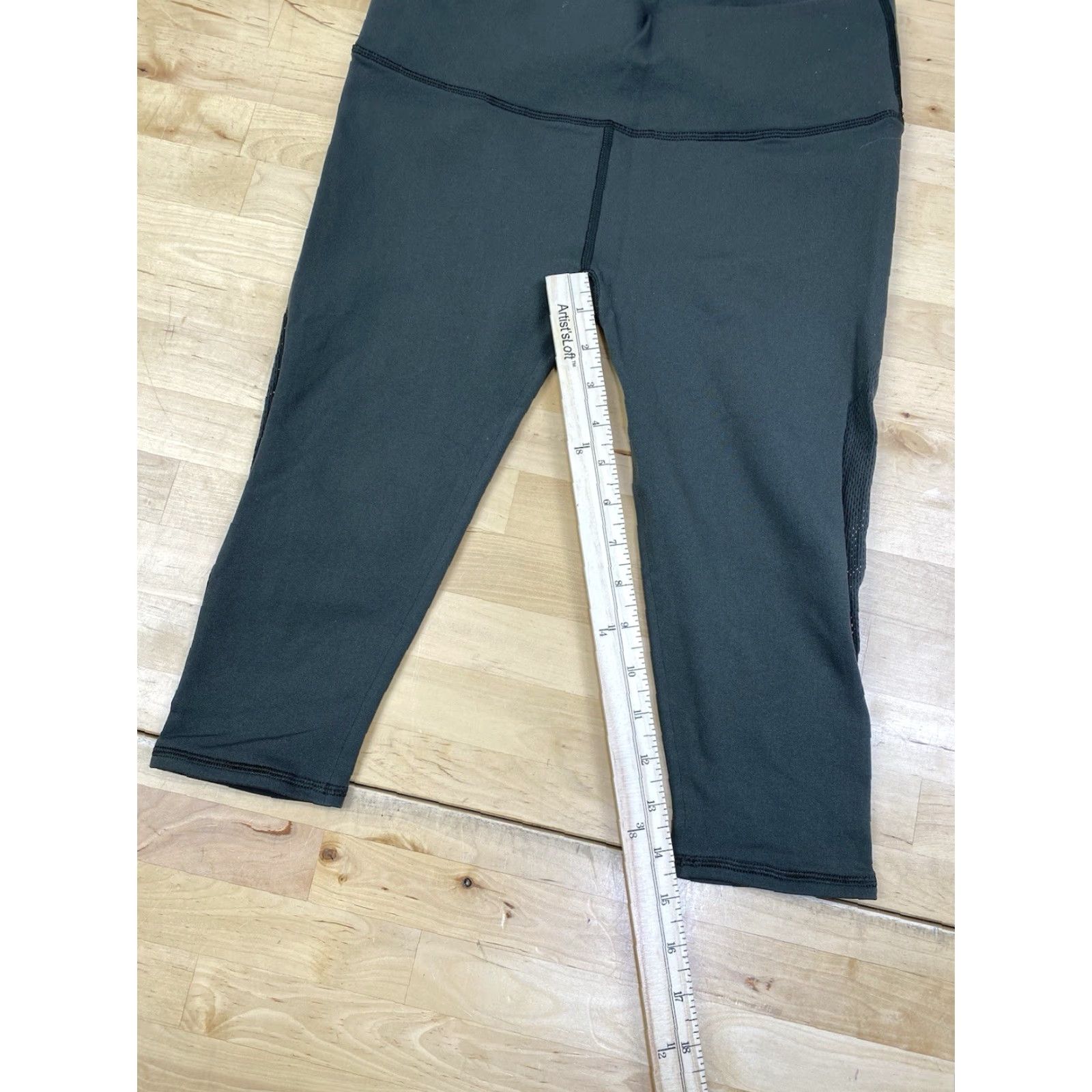 Lululemon Lululemon Cropped Leggings Womens 8 Green Activewear Gym Yoga #9989 Size 30" / US 8 / IT 44 - 5 Thumbnail