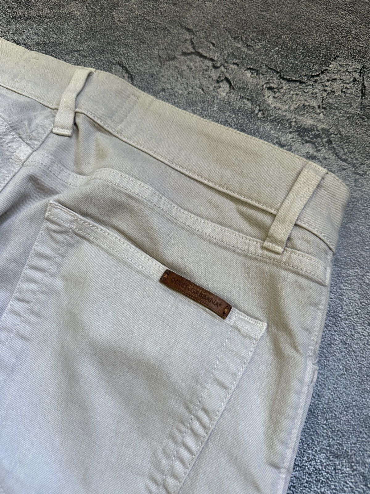 Dolce & Gabbana D&G 14 Stretch Beige Denim Pants | Made in Italy | Size 48 Size US 32 / EU 48 - 9 Thumbnail