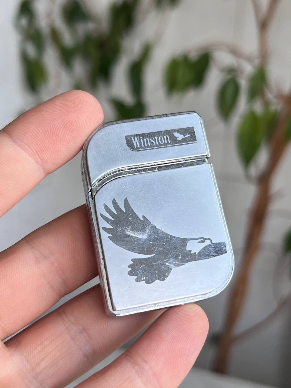 Marlboro × Vintage Y2K ELEGANCE WINSTON METAL FUTURISTIC LIGHTER PUNK Size ONE SIZE - 1 Thumbnail