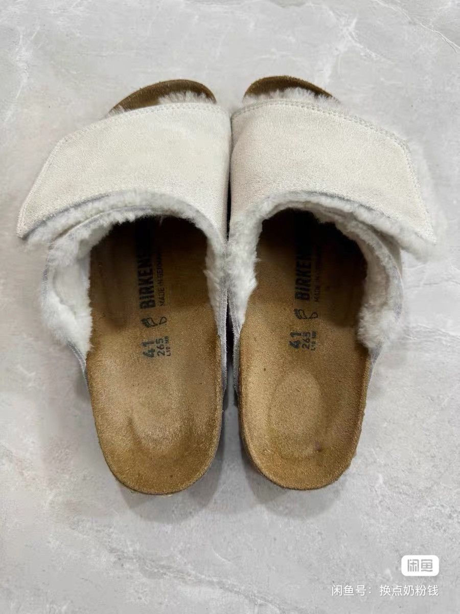 Birkenstock × Stussy Stussy x Birkenstock leather fur sandle shoes Size US 8 / EU 41 - 4 Thumbnail