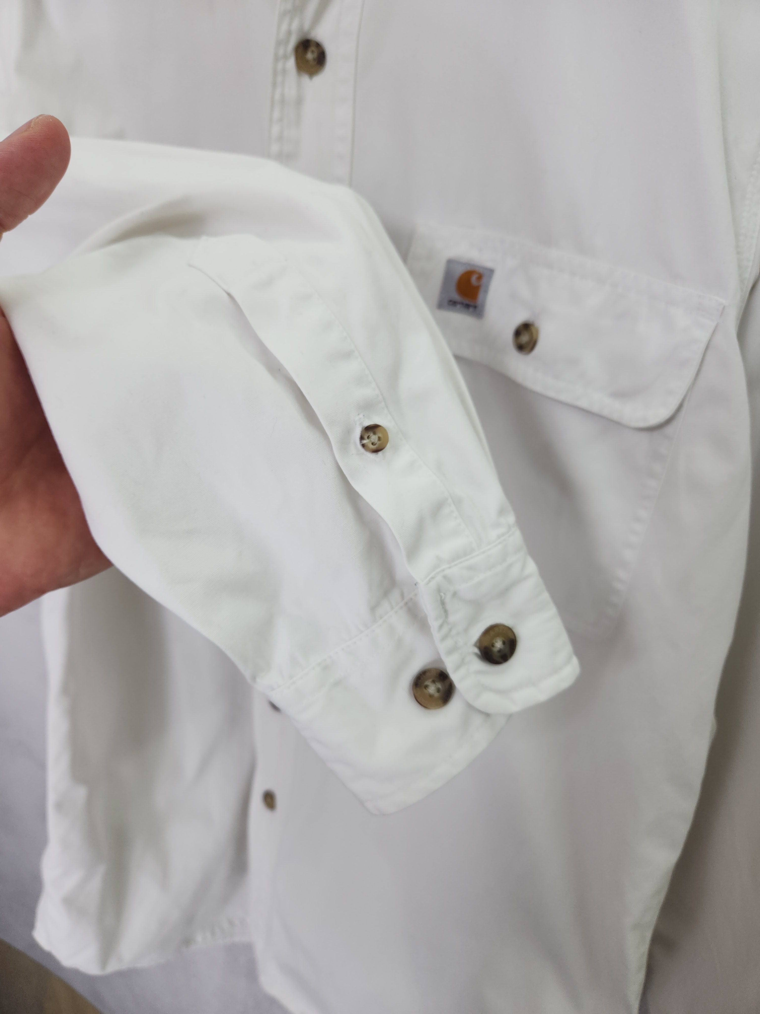 Carhartt Vintage Carhartt small logo shirt button ups Size US S / EU 44-46 / 1 - 8 Thumbnail