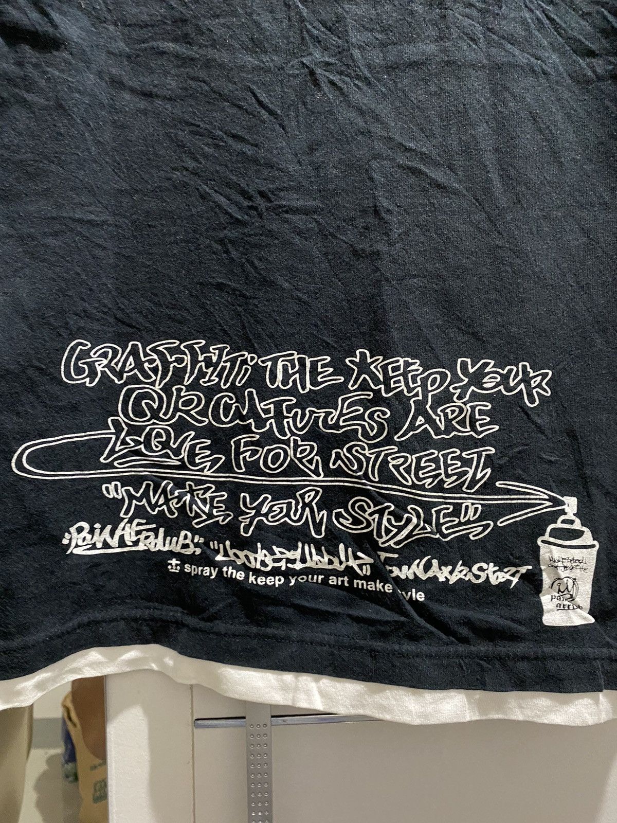 If Six Was Nine × Japanese Brand × Le Grande Bleu (L.G.B.) 2000s Oblo Street Culture Graffiti Poem Double Layers lgb Size US M / EU 48-50 / 2 - 8 Thumbnail
