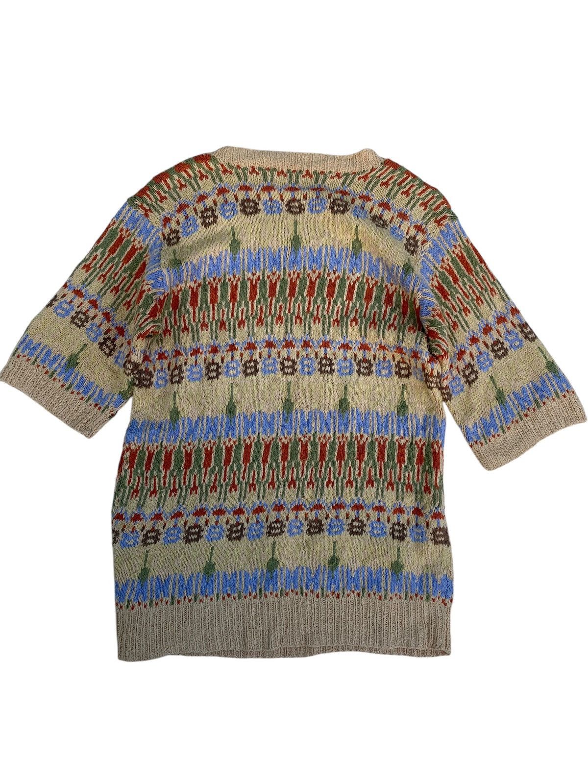 Paul Stuart × Vintage Vtg Paul.Stuart Handknit Sweater Size US M / EU 48-50 / 2 - 2 Thumbnail
