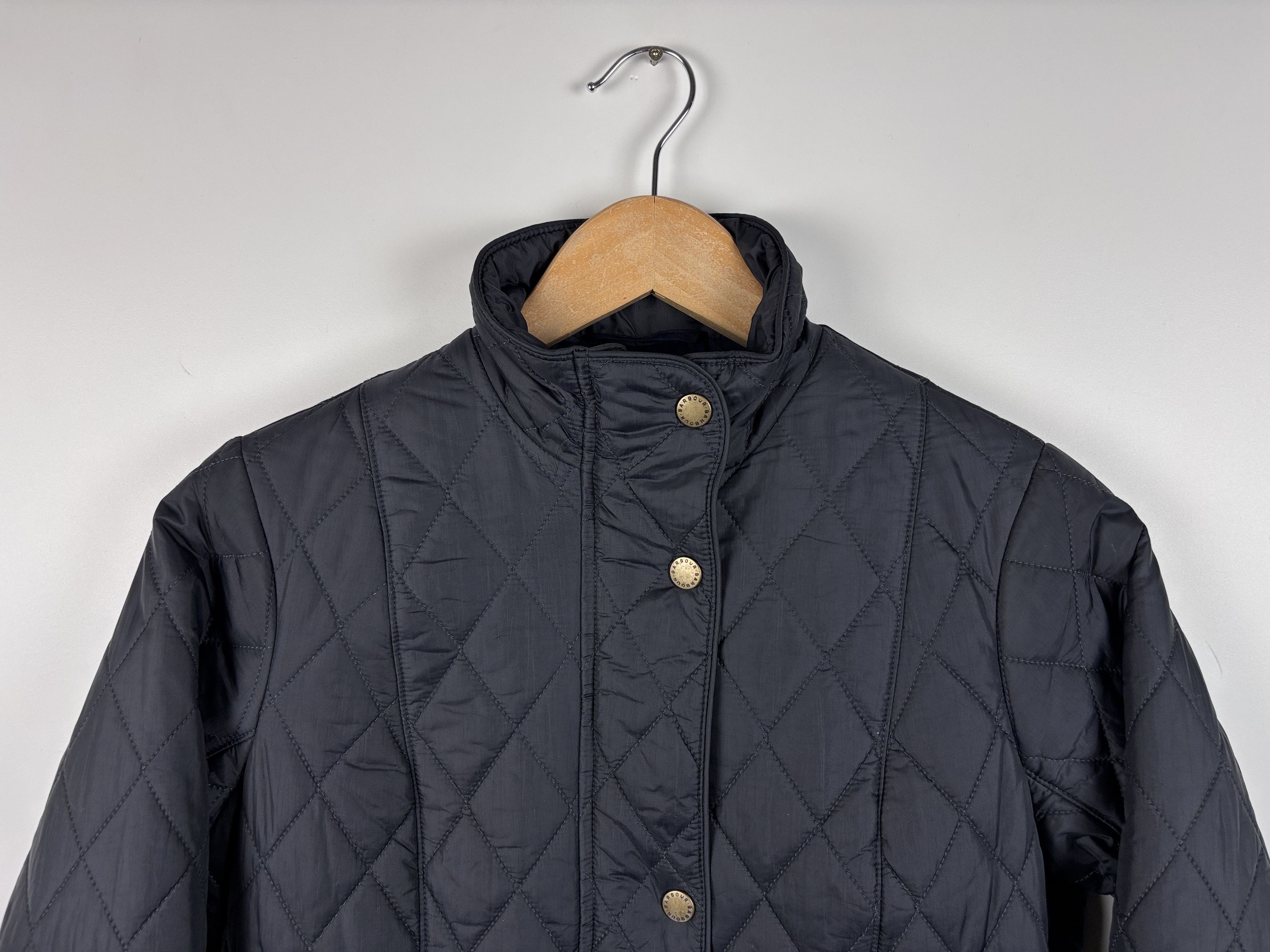 Barbour Barbour Flyweight Cavalry Quilted Jacket Blue Size US 4 Size S / US 4 / IT 40 - 2 Thumbnail