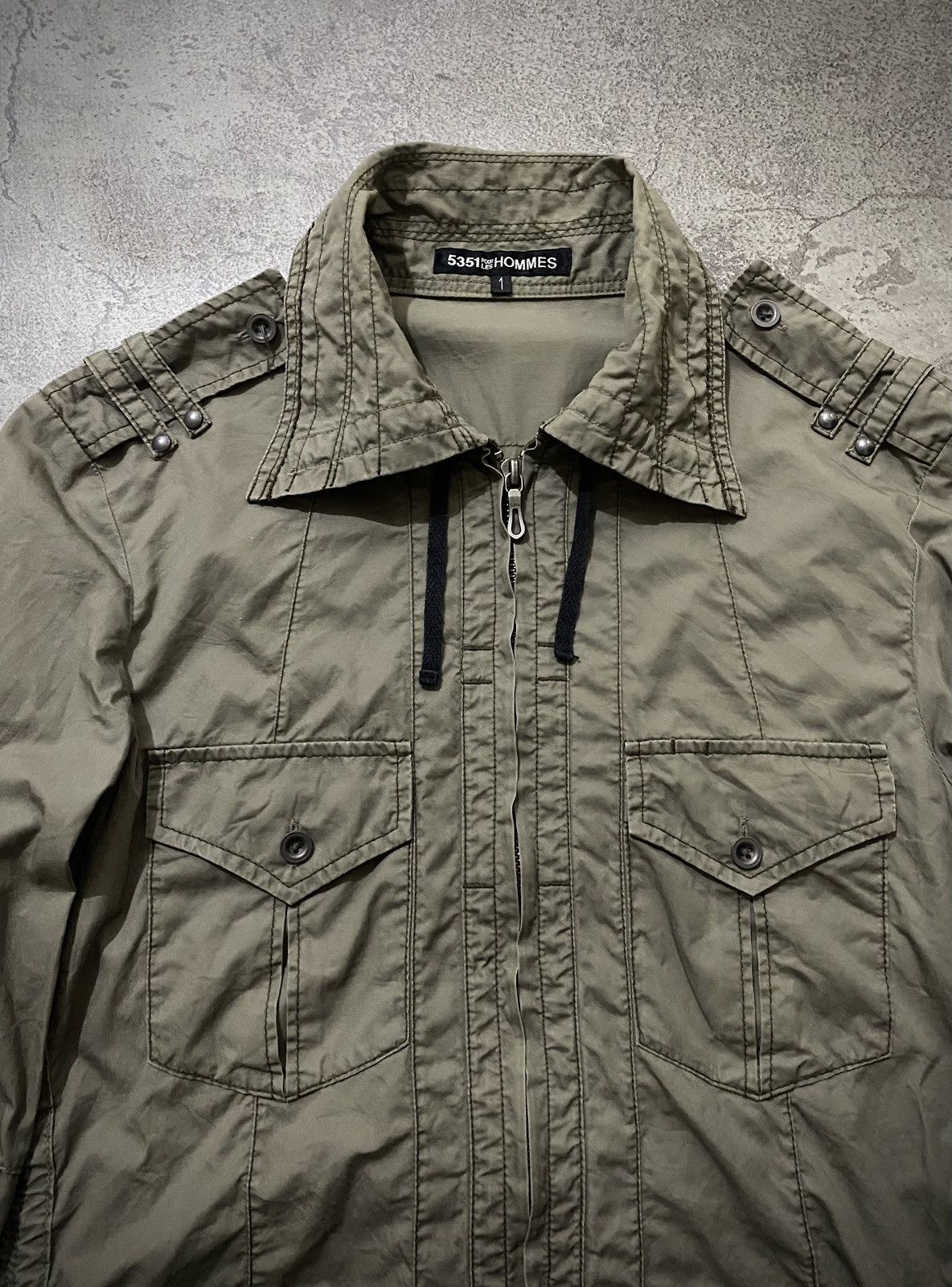 5351 POUR LES HOMMES 5351 Pour Les Hommes vkei lgb style zipper shirt Size US M / EU 48-50 / 2 - 3 Thumbnail