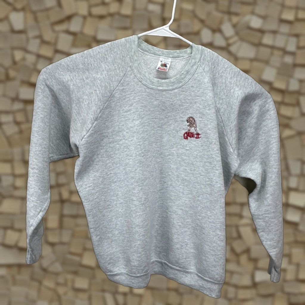 Fruit Of The Loom VINTAGE Gate 2 Promo Horror Movie Sweatshirt Men XL Gray 90s Creature Graphic Print, Fruit of the Loom, Crew Neck, Embroidered Size US XL / EU 56 / 4 - 1 Thumbnail