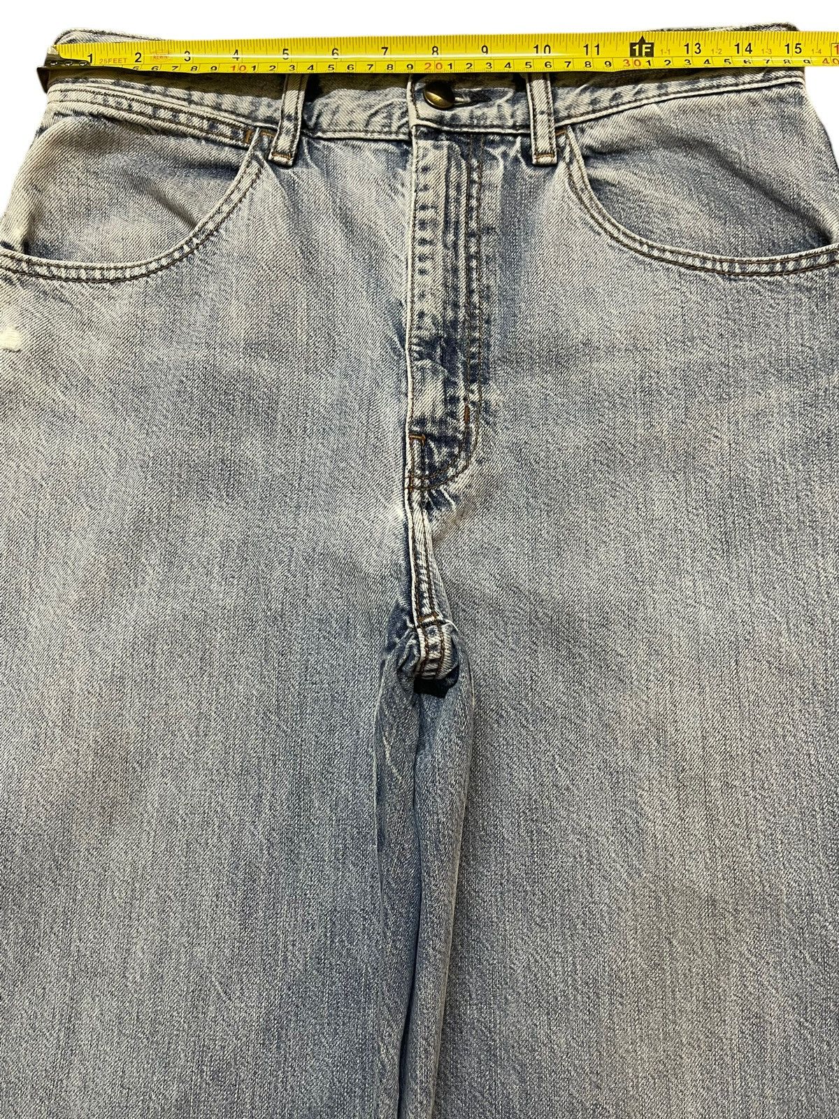 Uniqlo Vintage Japanese Uniqlo Blue Faded Wash Style Baggy Jeans Size US 30 / EU 46 - 11 Thumbnail