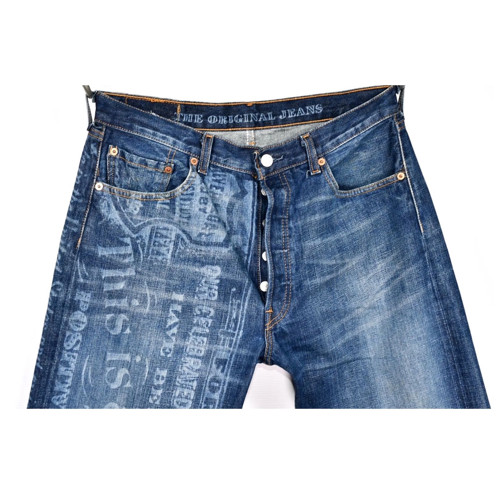 Levi's Levi's 501 Jeans 130th Anniversary Limited Edition Men W34 L32 Jeans Blue 5-Pocket Design Vintage No N/A Size US 34 / EU 50 - 3 Thumbnail