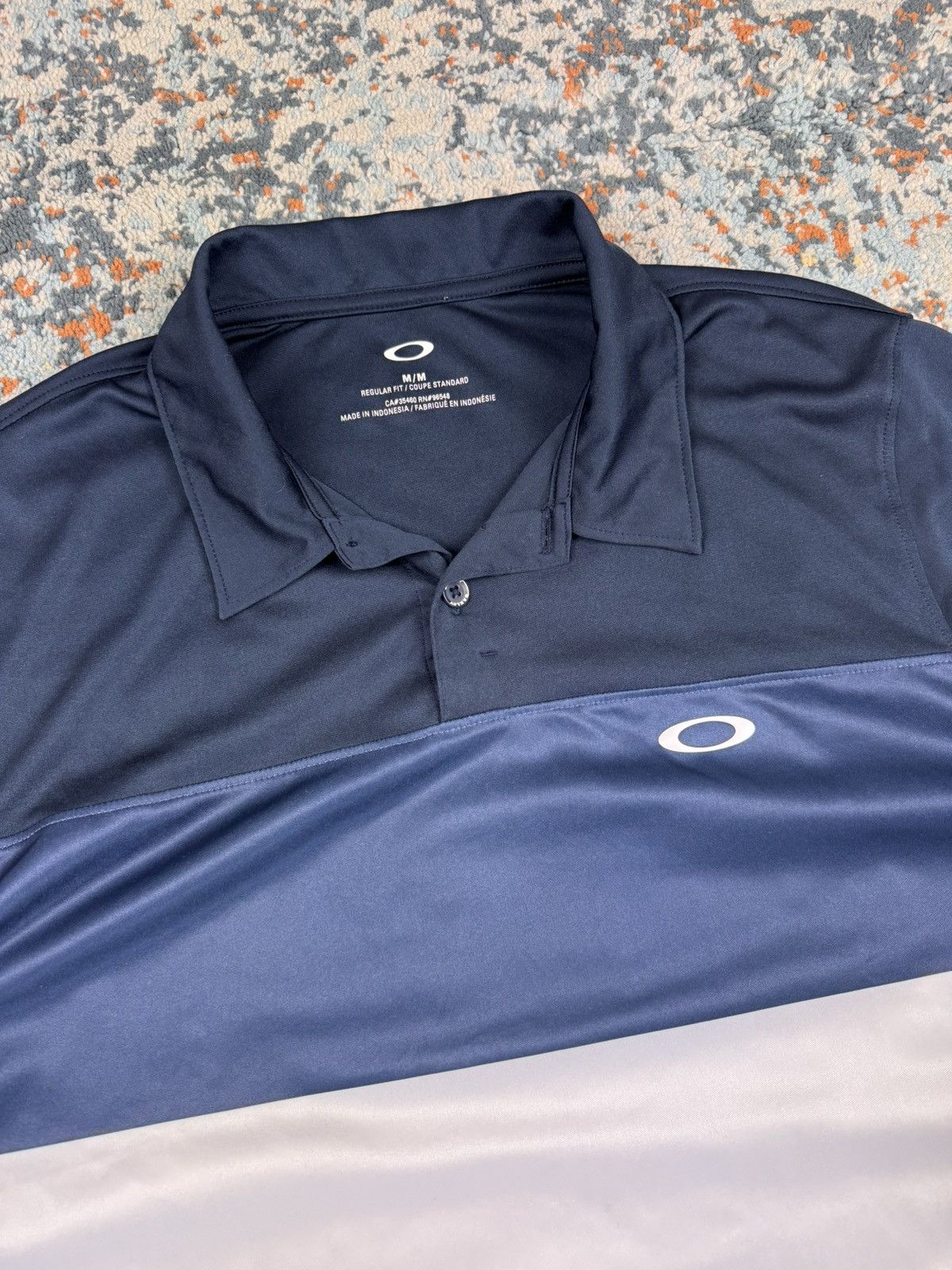 Oakley Oakley striped golfing polo shirt tee logo gorocore Size US M / EU 48-50 / 2 - 5 Thumbnail