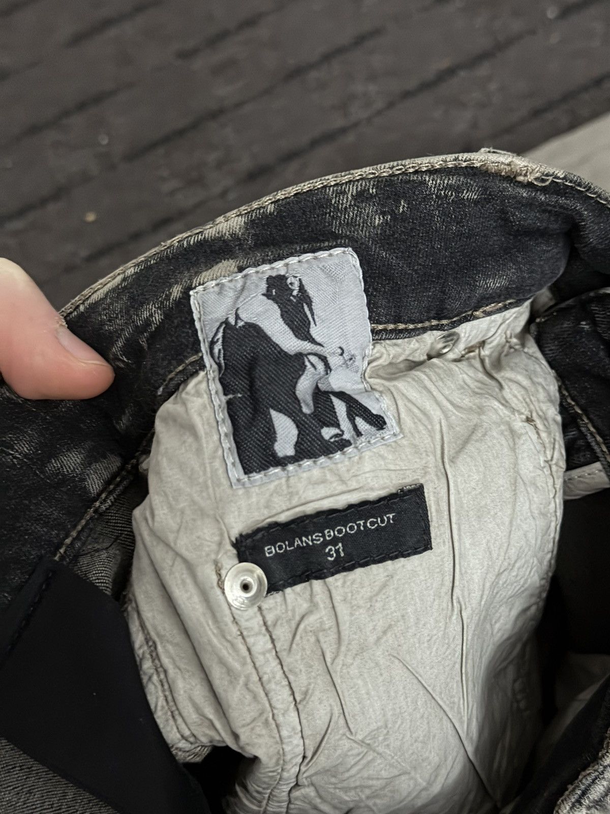 Rick Owens Drkshdw Rick Owens Bolan Bootcut Size US 31 - 12 Thumbnail