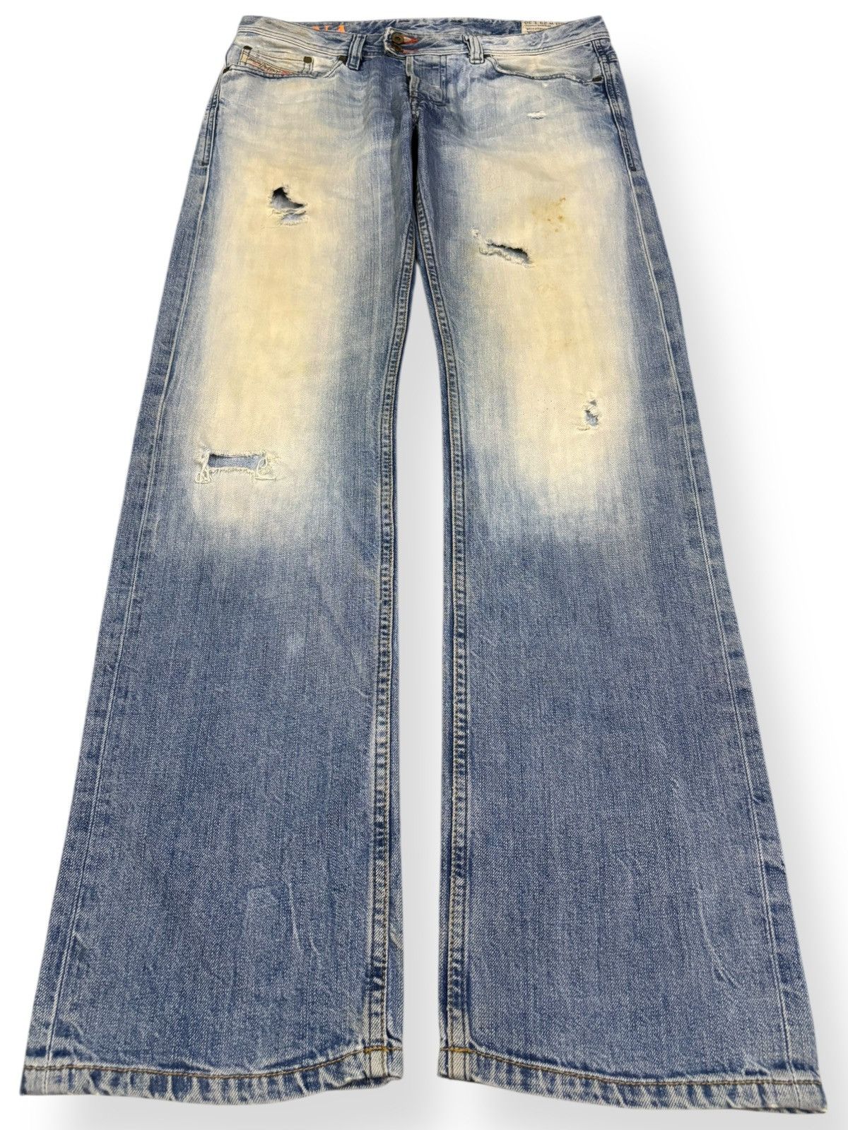 Diesel Vintage Diesel Viker-R-Box Dirty New Age Mud Wash Jeans Size US 32 / EU 48 - 1 Thumbnail