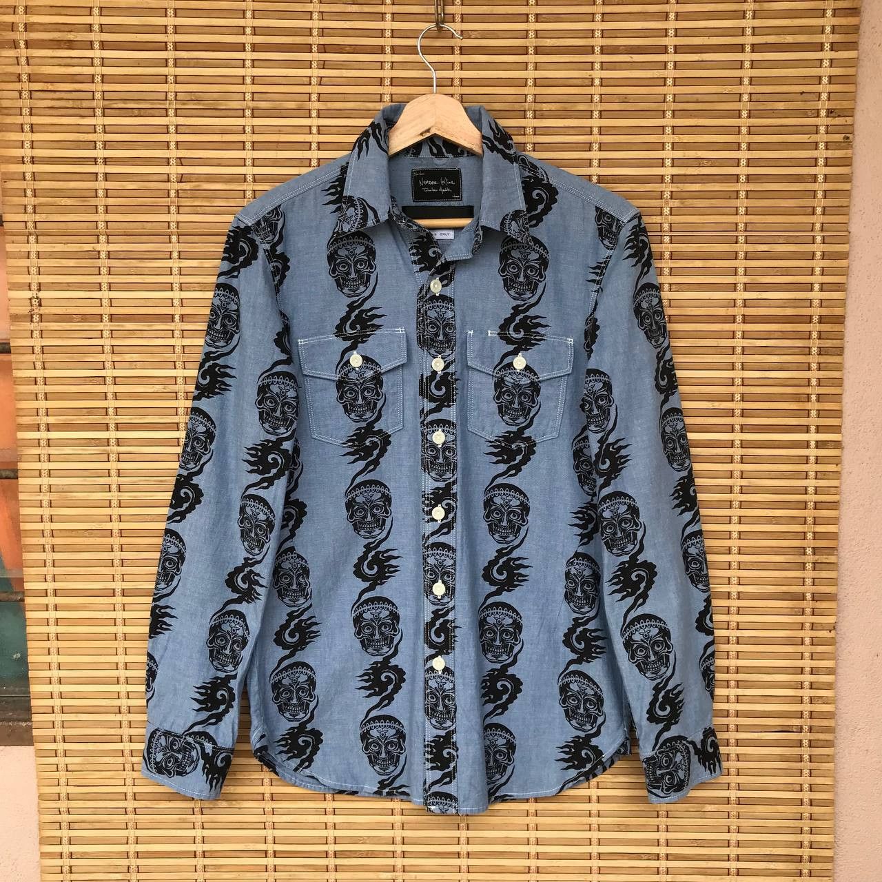 Number (N)ine × Takahiromiyashita The Soloist. NUMBERNINE X MAGICAL DESIGN SKULL PRINTED TAKAHIRO MIYASHITA Size US M / EU 48-50 / 2 - 1 Thumbnail