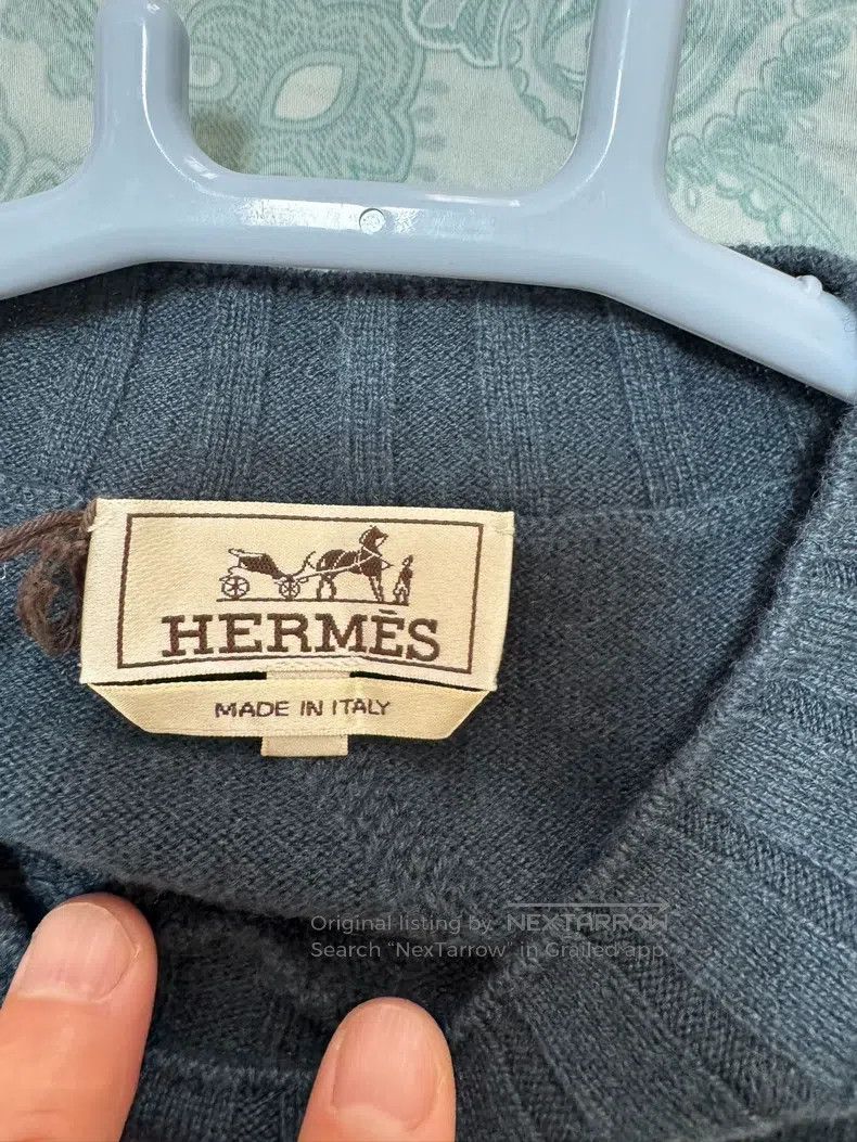 Hermes Hermes Cashmere sweater, 100% cashmere. Size US L / EU 52-54 / 3 - 4 Thumbnail