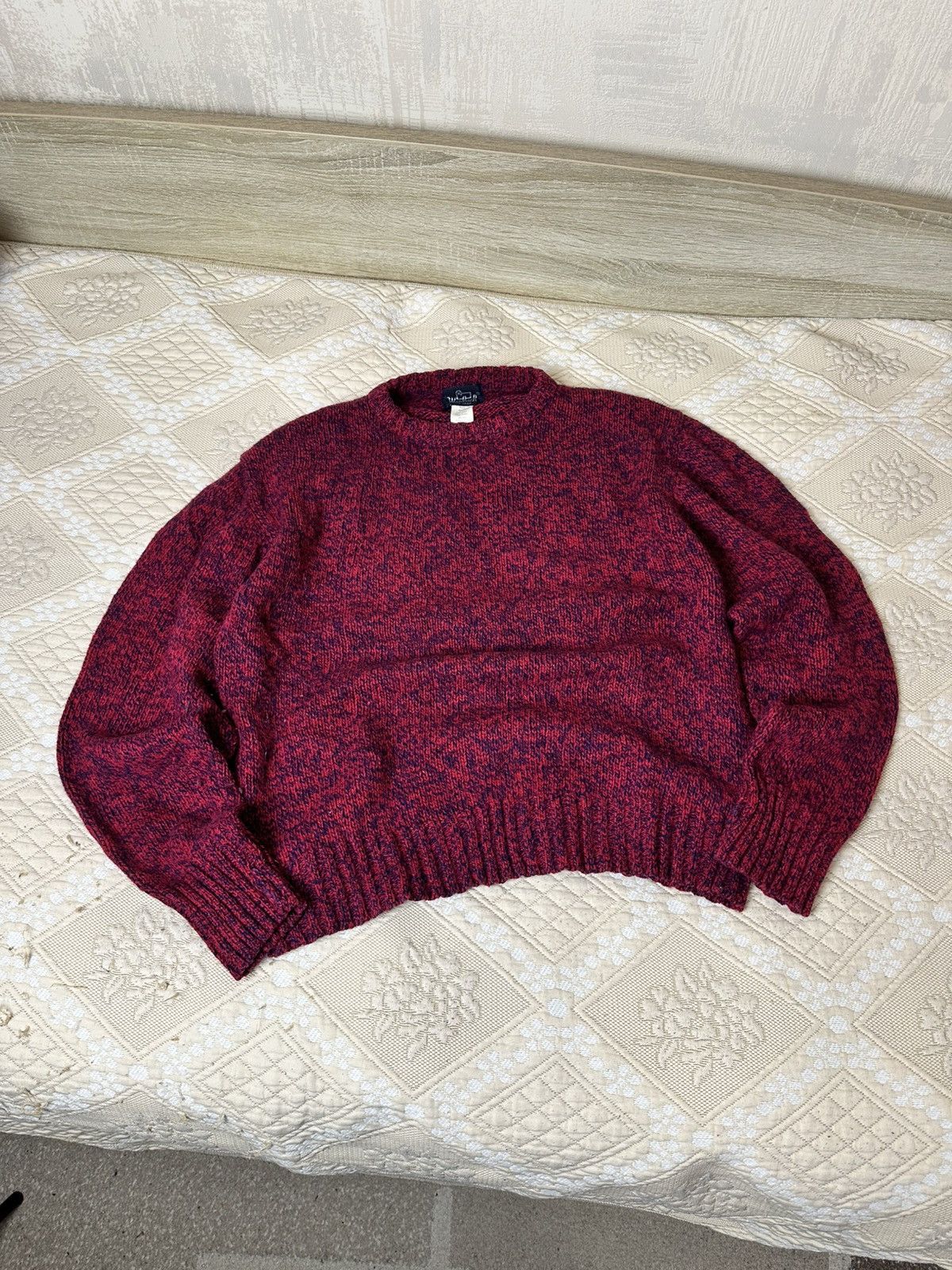 Woolrich Woolen Mills 🔥 Vintage 70s Woolrich Wool Knit Sweater Pullover Wool Retro Size US S / EU 44-46 / 1 - 2 Thumbnail