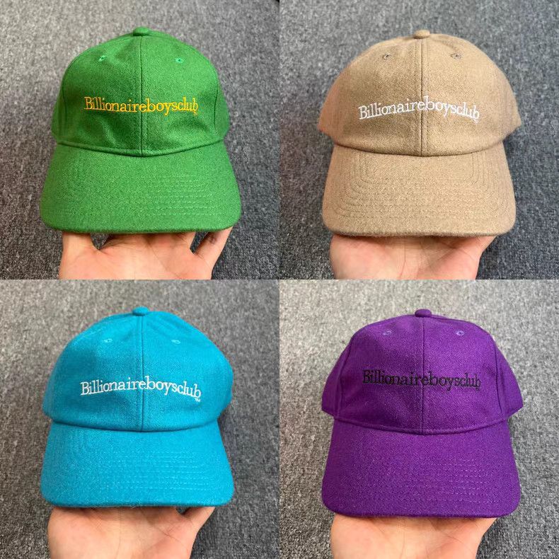Billionaire Boys Club Classic Embroidered Logo Wool Curved Brim Baseball Cap Q7 Size ONE SIZE - 8 Thumbnail