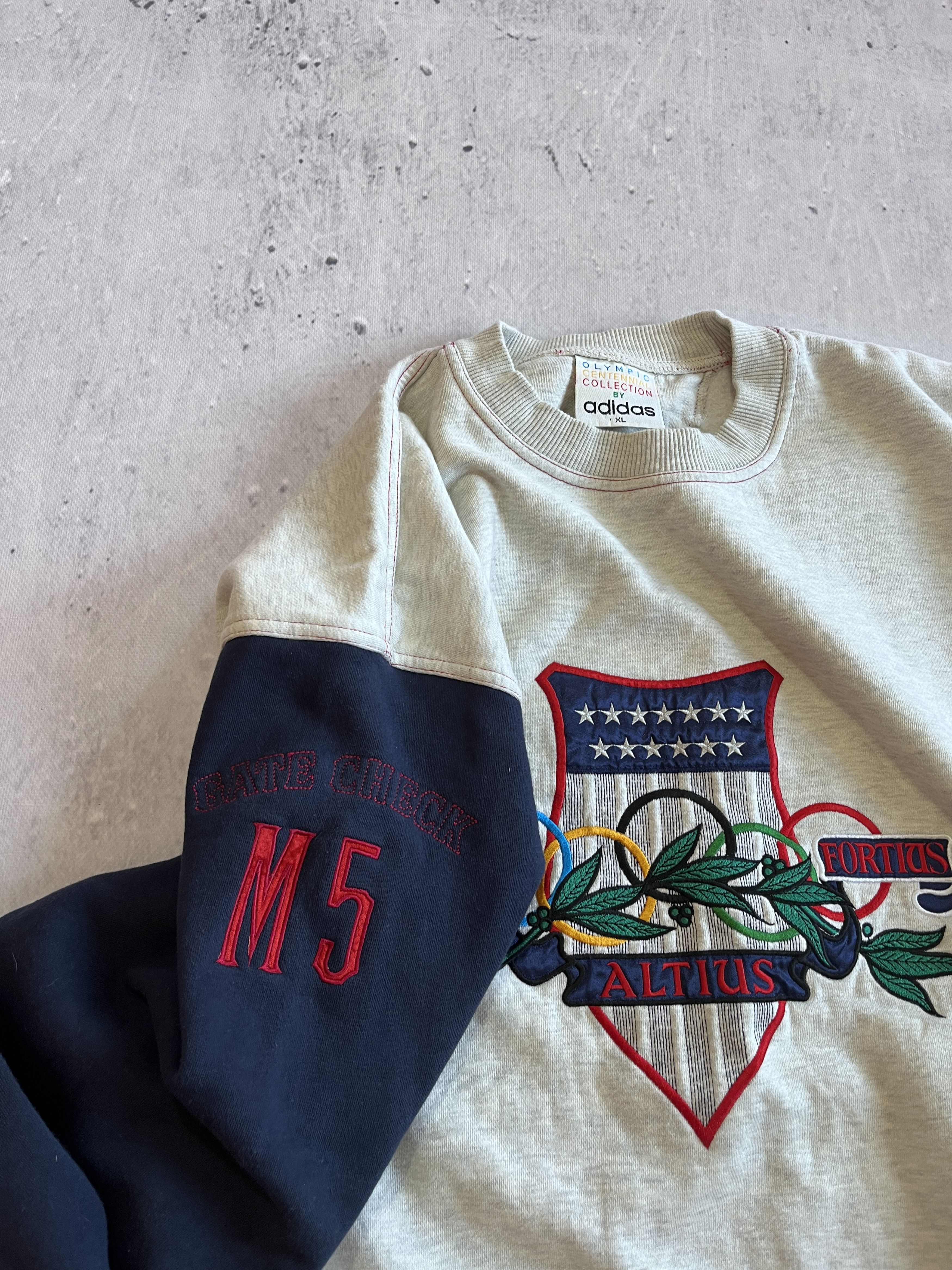 Adidas ADIDAS OLYMPIC CENTENNIAL COLLECTION VINTAGE 90S SWEATSHIRT Size US XL / EU 56 / 4 - 6 Thumbnail