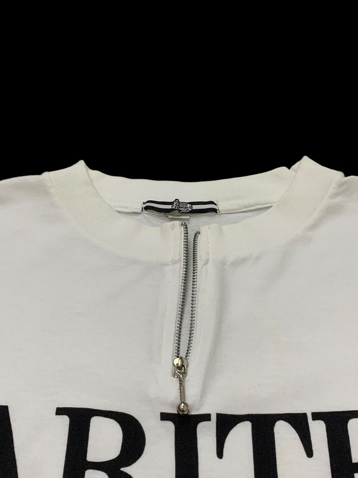 20471120 × Marithe + Francois Girbaud Marithe Francois Girbaud Trompeil Zipper Neck TShirt Size US L / EU 52-54 / 3 - 7 Thumbnail