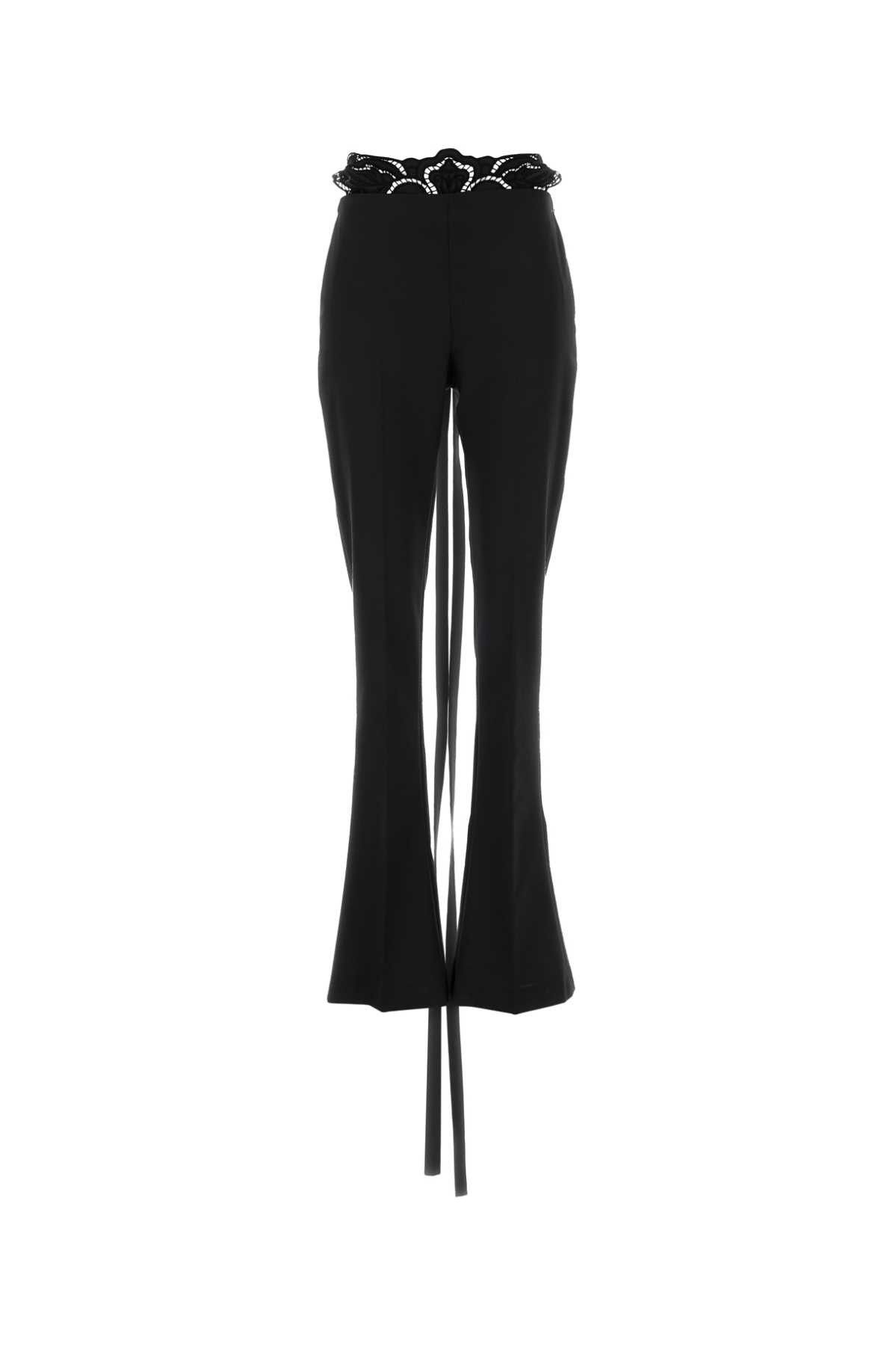 Blumarine Black Stretch Polyester Blend Pant Size 27" / US 4 / IT 40 - 1 Thumbnail