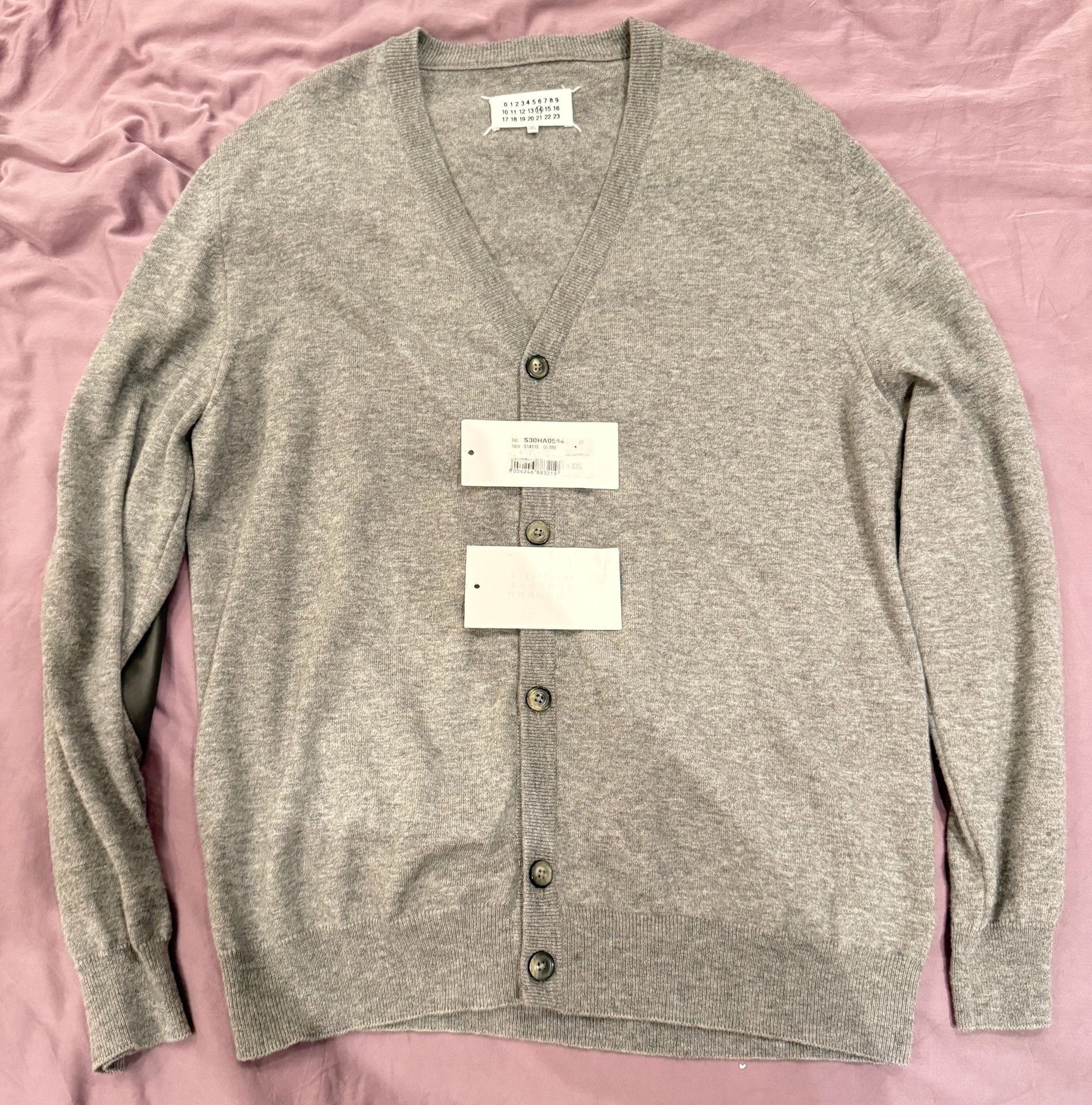 Maison Margiela Maison Margiela Wool cardigan sweater 2501-Nextarrow Size US XXL / EU 58 / 5 - 1 Thumbnail