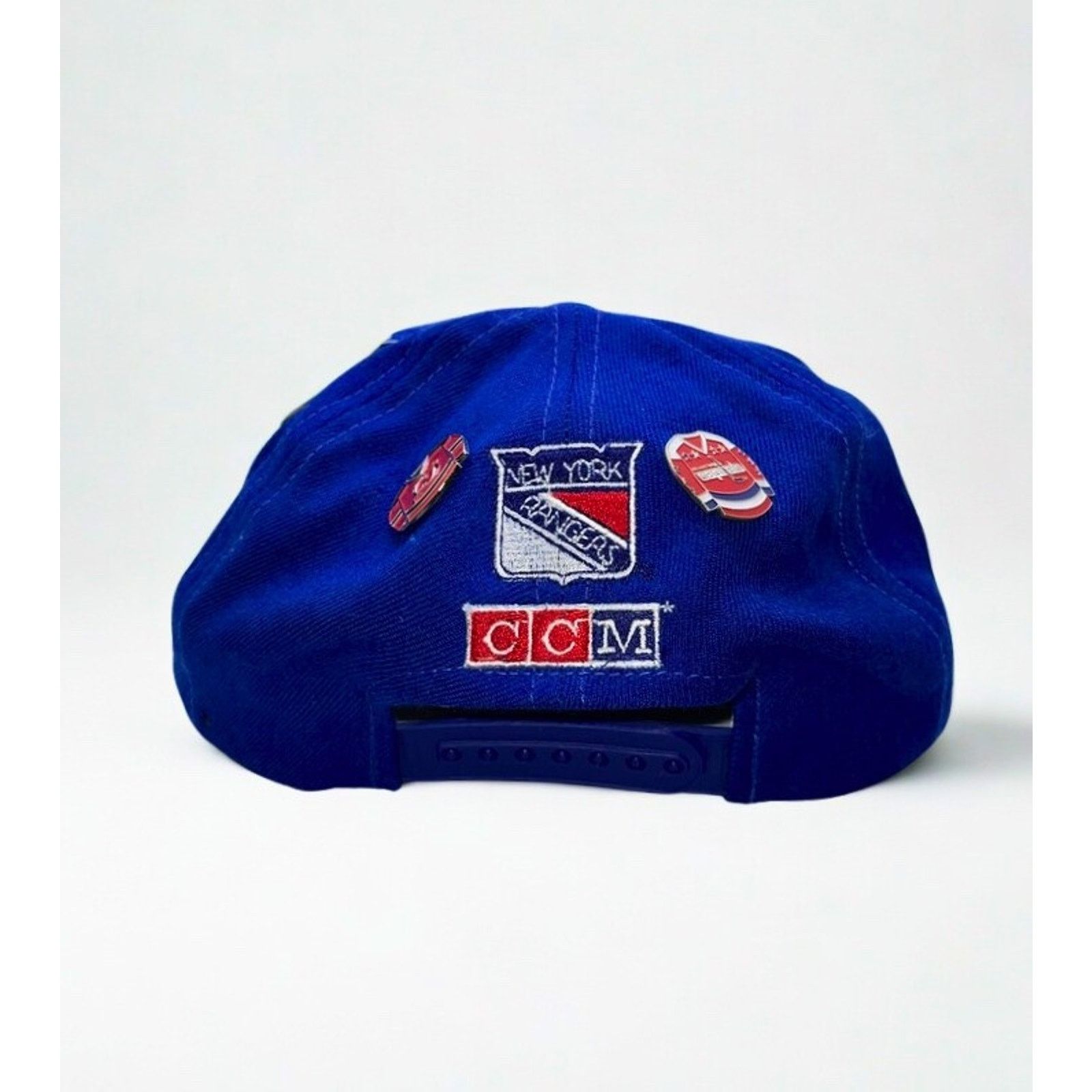 Ccm New York Rangers Vintage CCM Snapback Hat 100% Wool NHL Size ONE SIZE - 7 Thumbnail