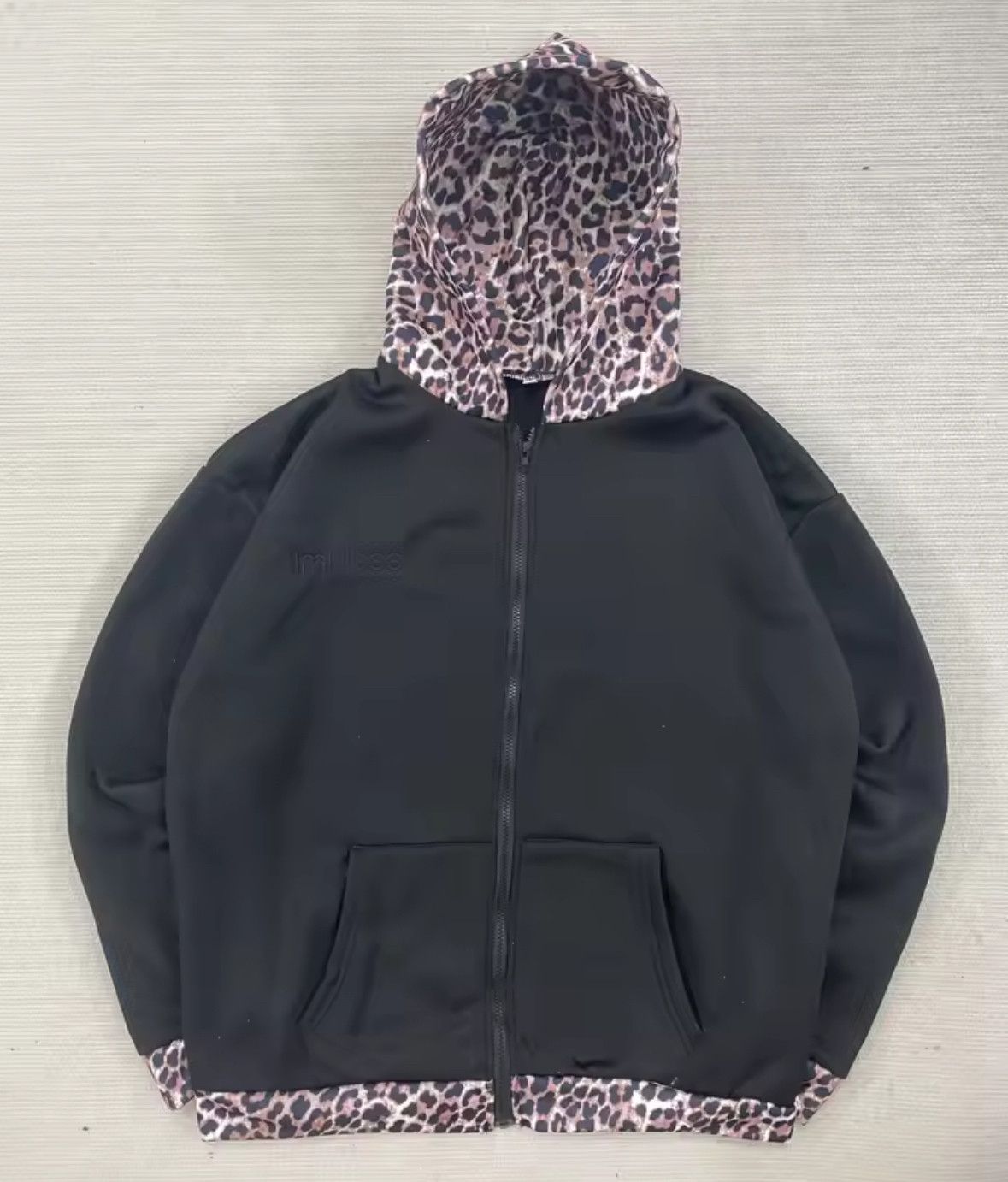 Other High Street Retro Punk Leopard Contrast Two Pieces Hoodie Size US M / EU 48-50 / 2 - 1 Thumbnail