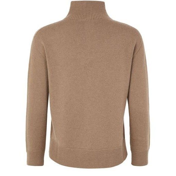 Max Mara MAX MARA Quercia Turtleneck Brown Cashmere New & Authentic ( Size M / US 6-8 / IT 42-44 - 2 Thumbnail