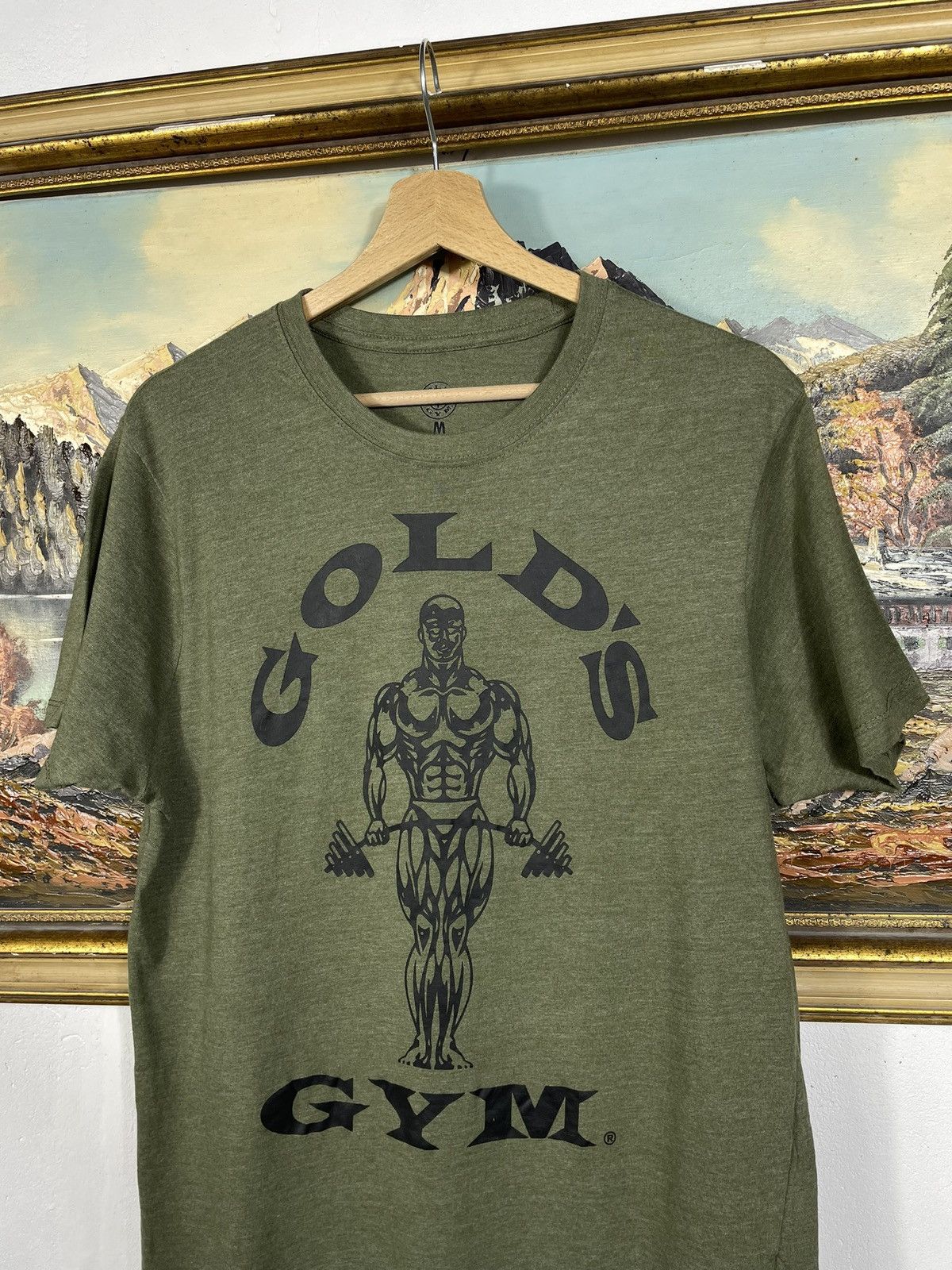Other Gold’s Gym Green Tee Sportswear Big Logo Strongman Size US M / EU 48-50 / 2 - 5 Thumbnail