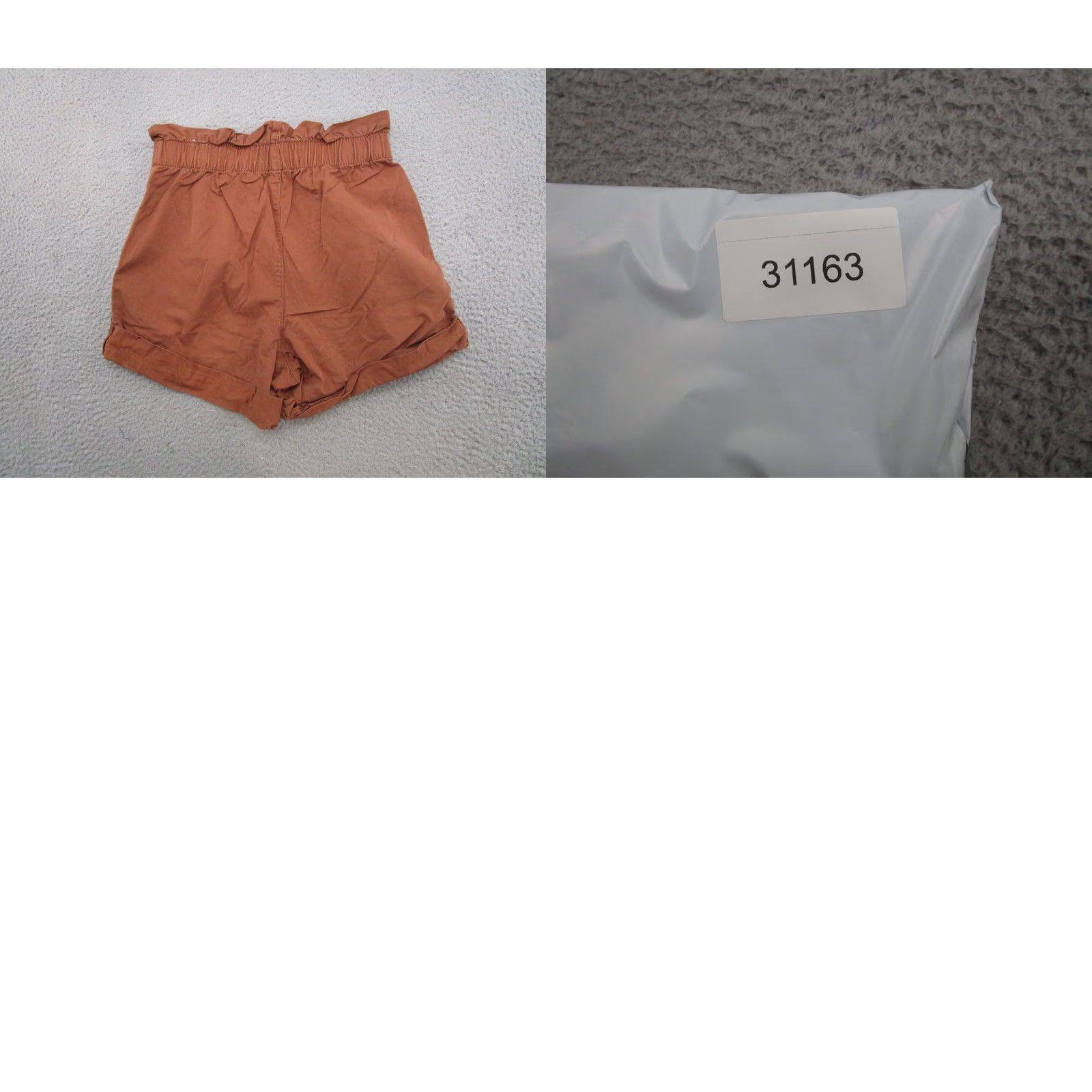 Abercrombie & Fitch Abercrombie & Fitch Paperbag Shorts Elastic Waist Drawstring Brown Size S Women Beach Casual Kansas Size 28" / US 6 / IT 42 - 8 Thumbnail
