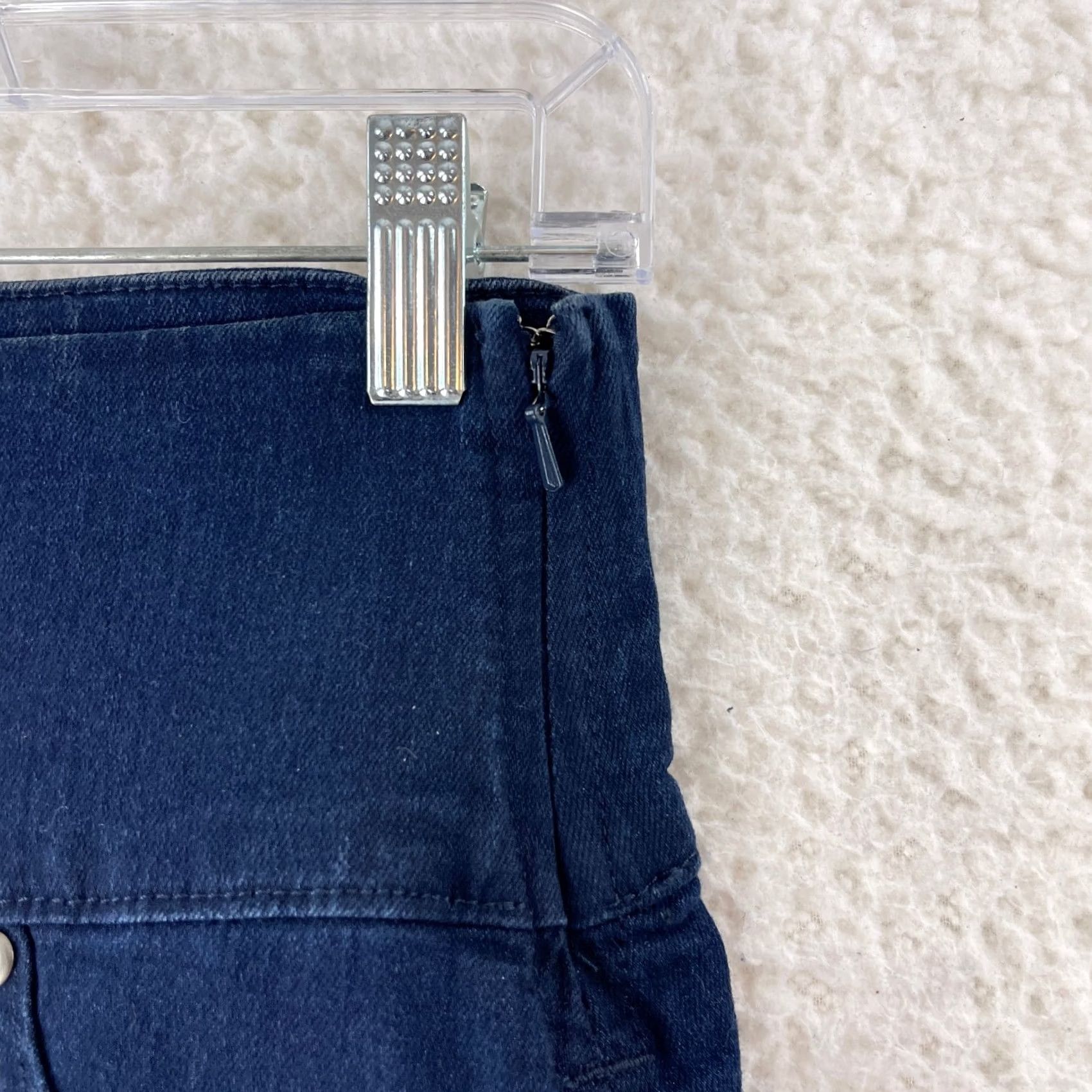 Spanx Spanx Jeans Womens Medium Blue Denim Jegging Skinny Pull On Stretch 28" Inseam Regular Rise 10.5" Denim Slim Fit Bohemian City Hipster Vintage: No Size 32" / US 10 / IT 46 - 6 Thumbnail