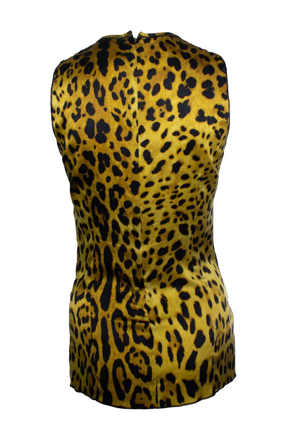 Dolce & Gabbana Dolce & Gabbana, yellow leopard printed top Size XS / US 0-2 / IT 36-38 - 3 Thumbnail