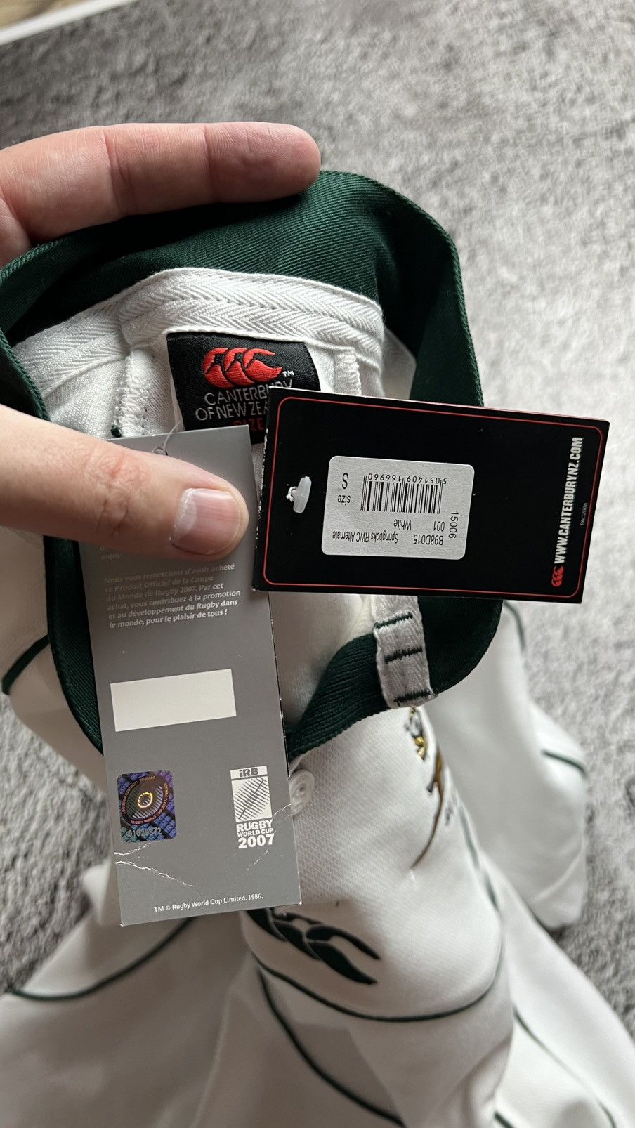 Canterbury of New Zealand NWT‼️2007 SA rugby South Africa Canterbury jersey Size US S / EU 44-46 / 1 - 7 Thumbnail